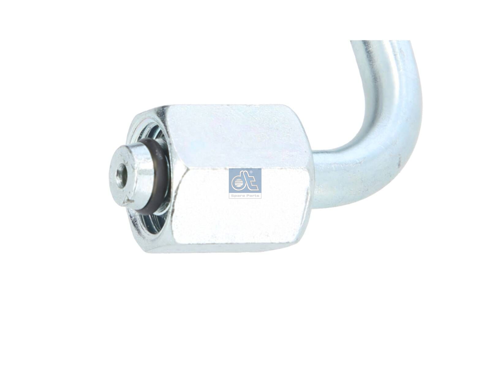 DT Spare Parts 1.28192 Hose line, cabin tilt, D: 8.3 mm, M12 x 1,5, M12 x 1,5, L: 4320 mm, L1: 4300 mm, 400 bar