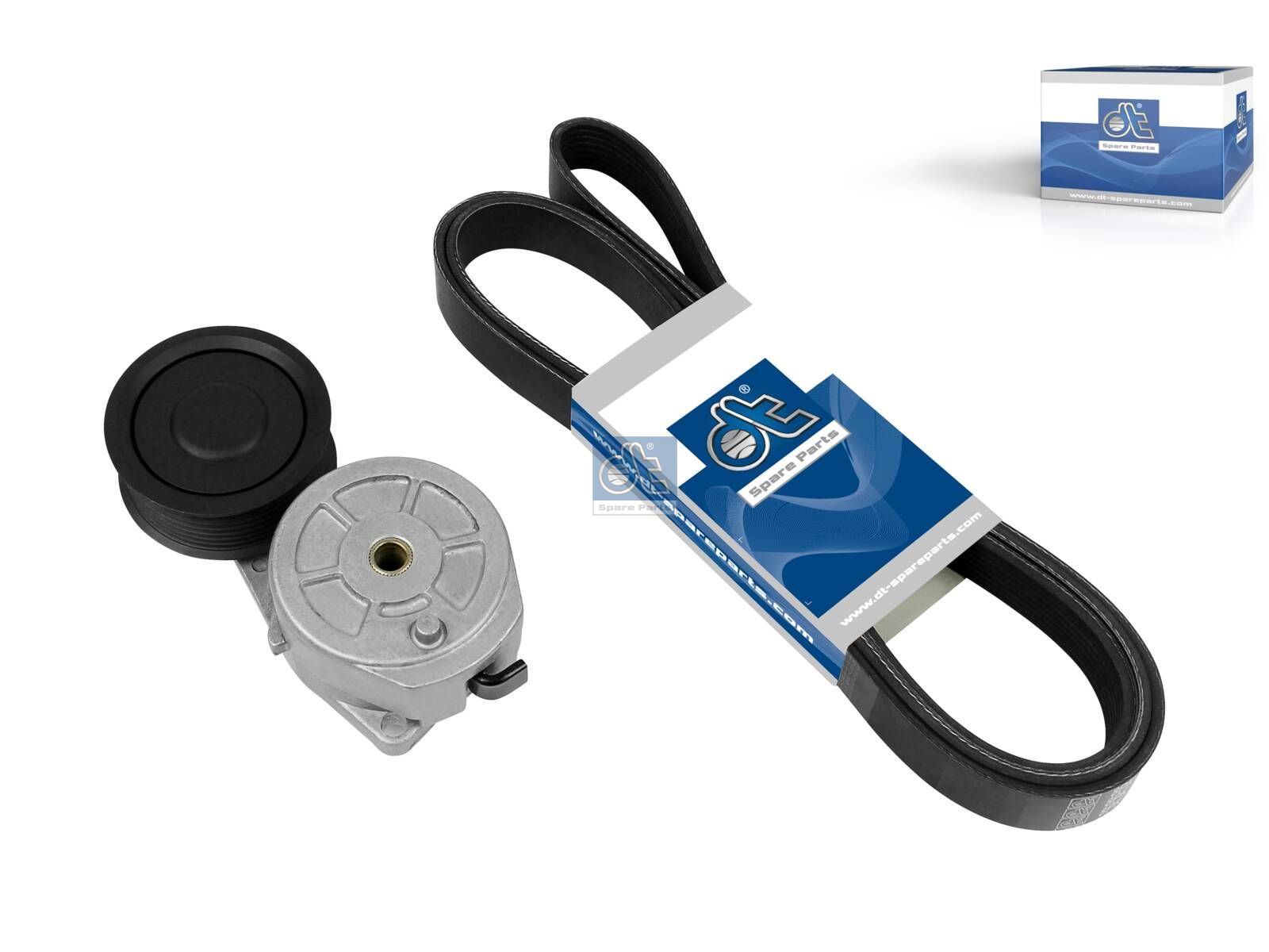 DT Spare Parts 1.31184 Belt tensioner kit, 8 PK, L: 2275 mm