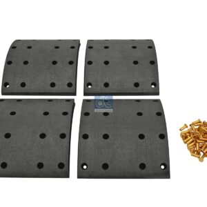 DT Spare Parts 1.35001 Drum brake lining kit, axle kit, W: 178 mm, S: 19 mm