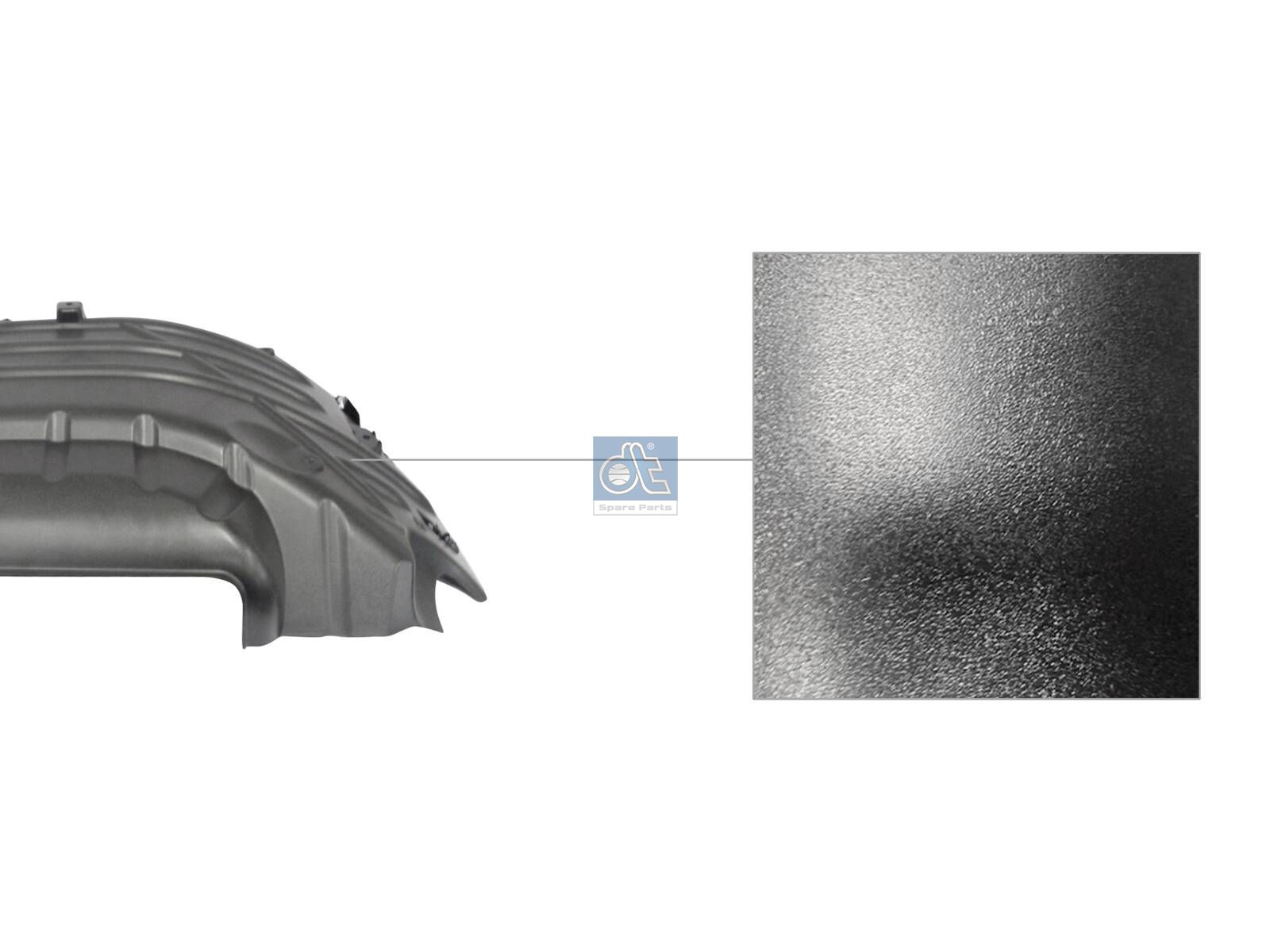 DT Spare Parts 1.52051 Fender, upper left
