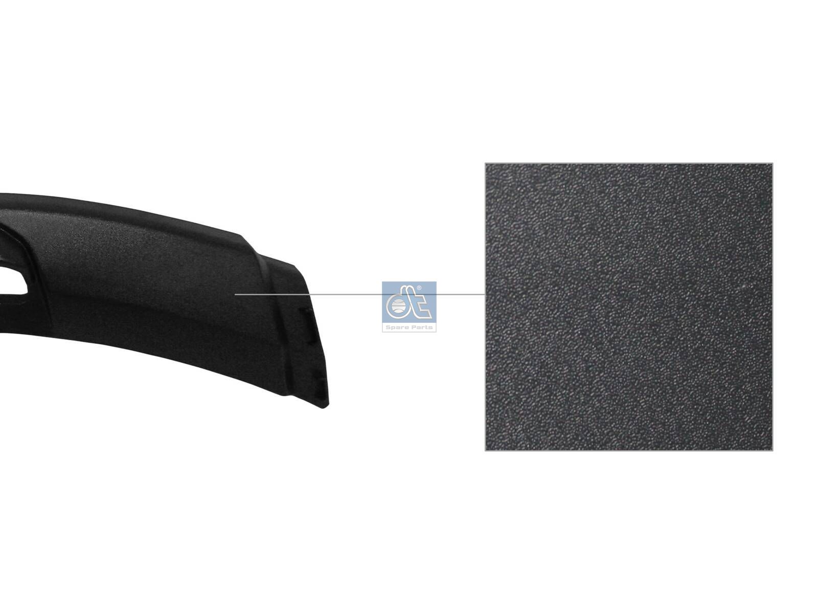 DT Spare Parts 1.52301 Cover, lateral, left, fender