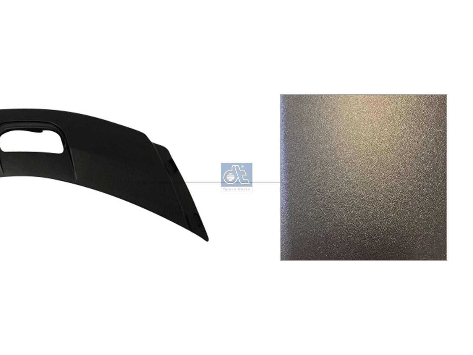 DT Spare Parts 1.52754 Fender cover, left