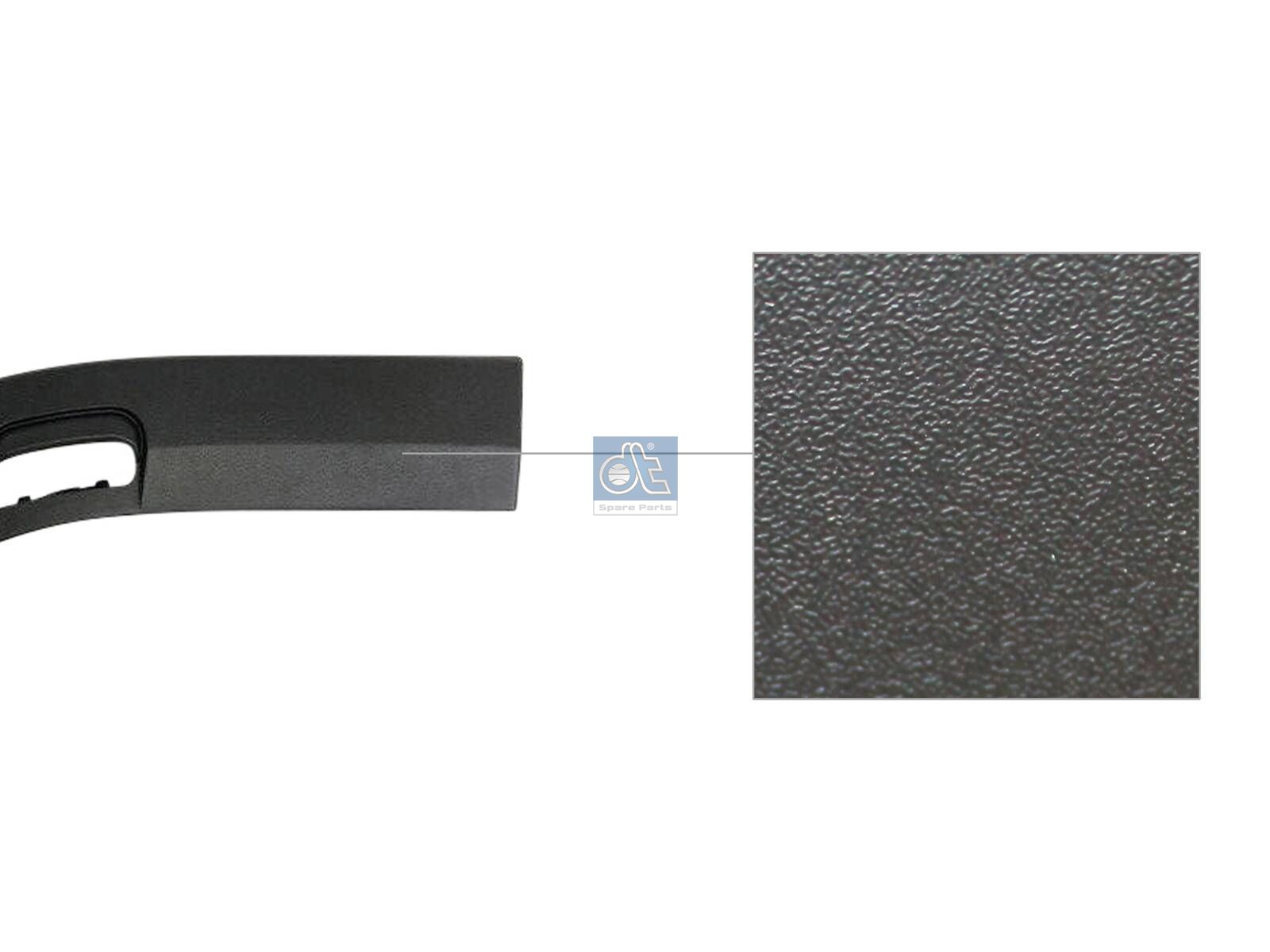 DT Spare Parts 1.52763 Fender cover, lateral, front, right