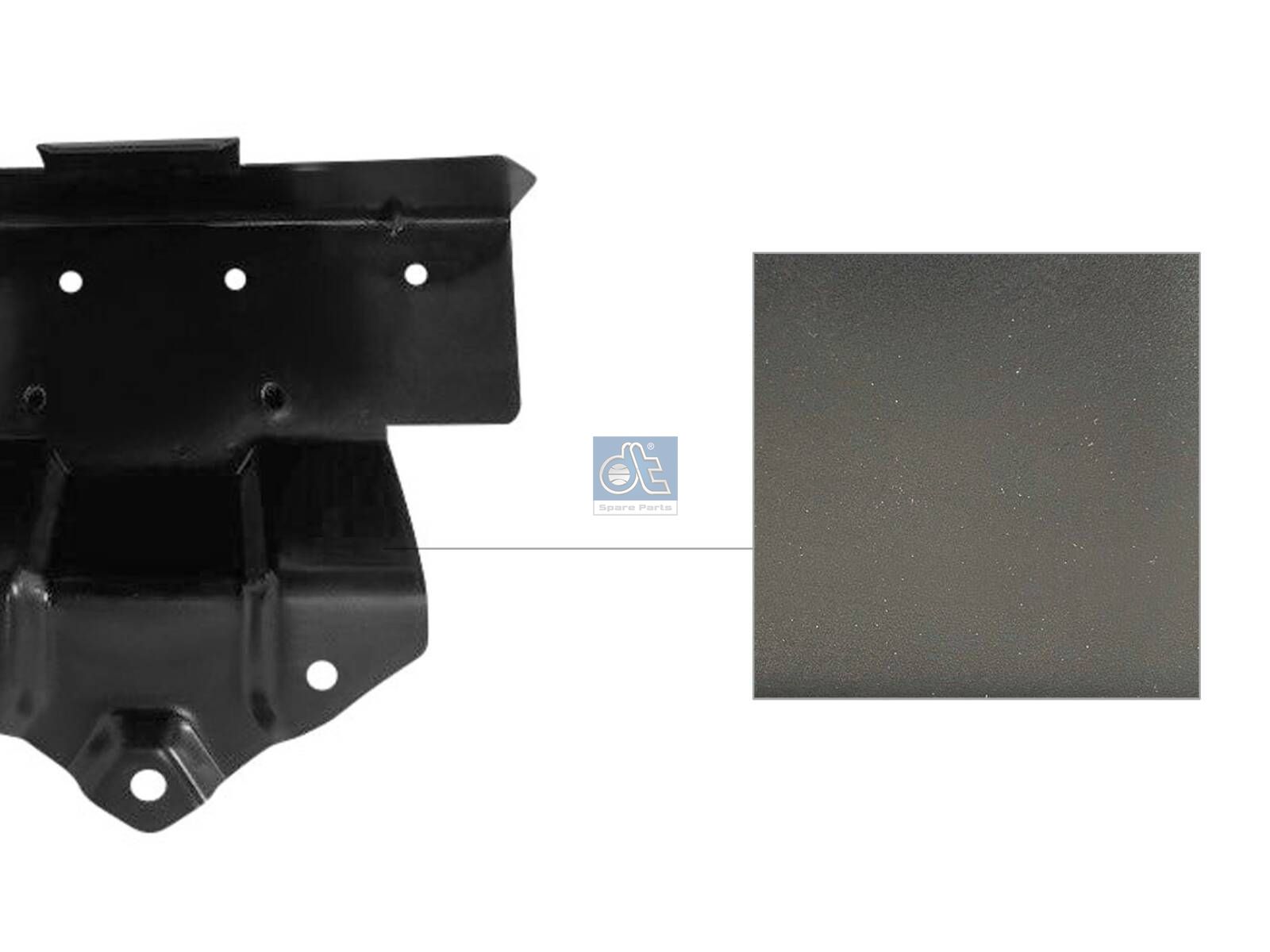 DT Spare Parts 1.55070 Bracket, bumper