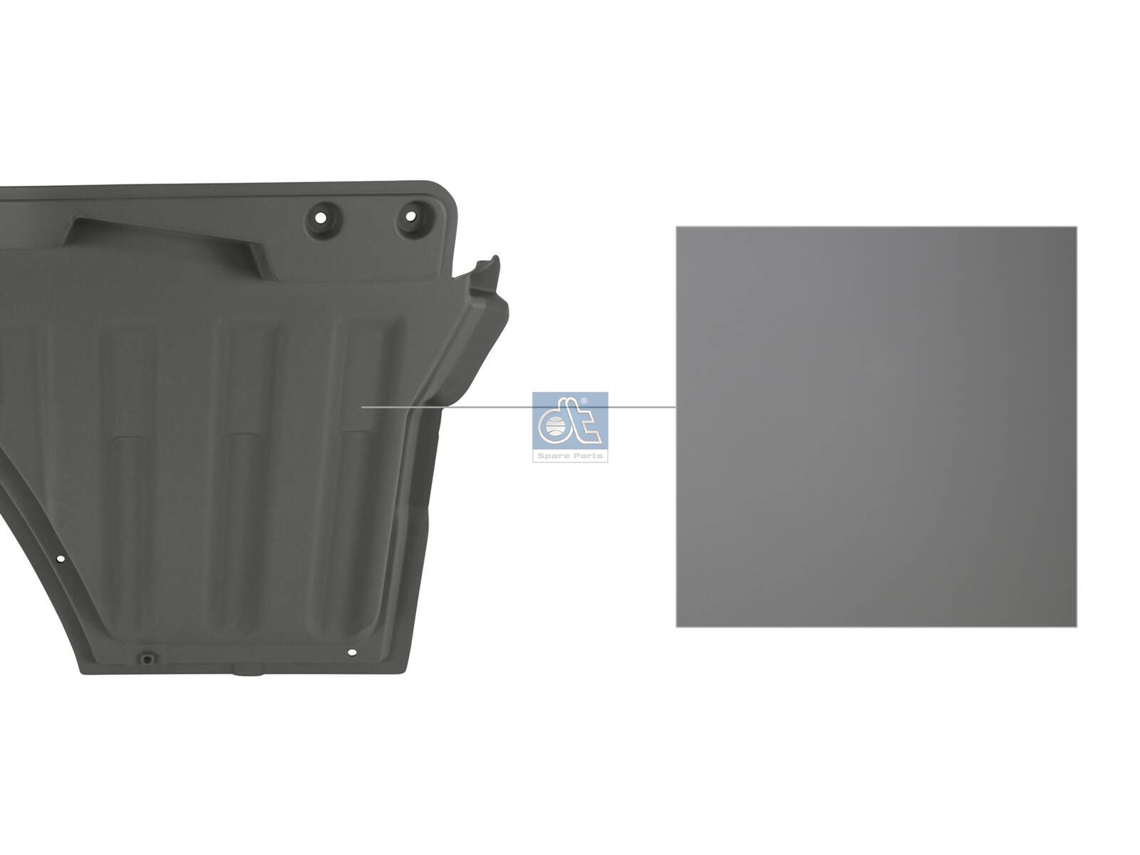 DT Spare Parts 24.00036 Door extension, left