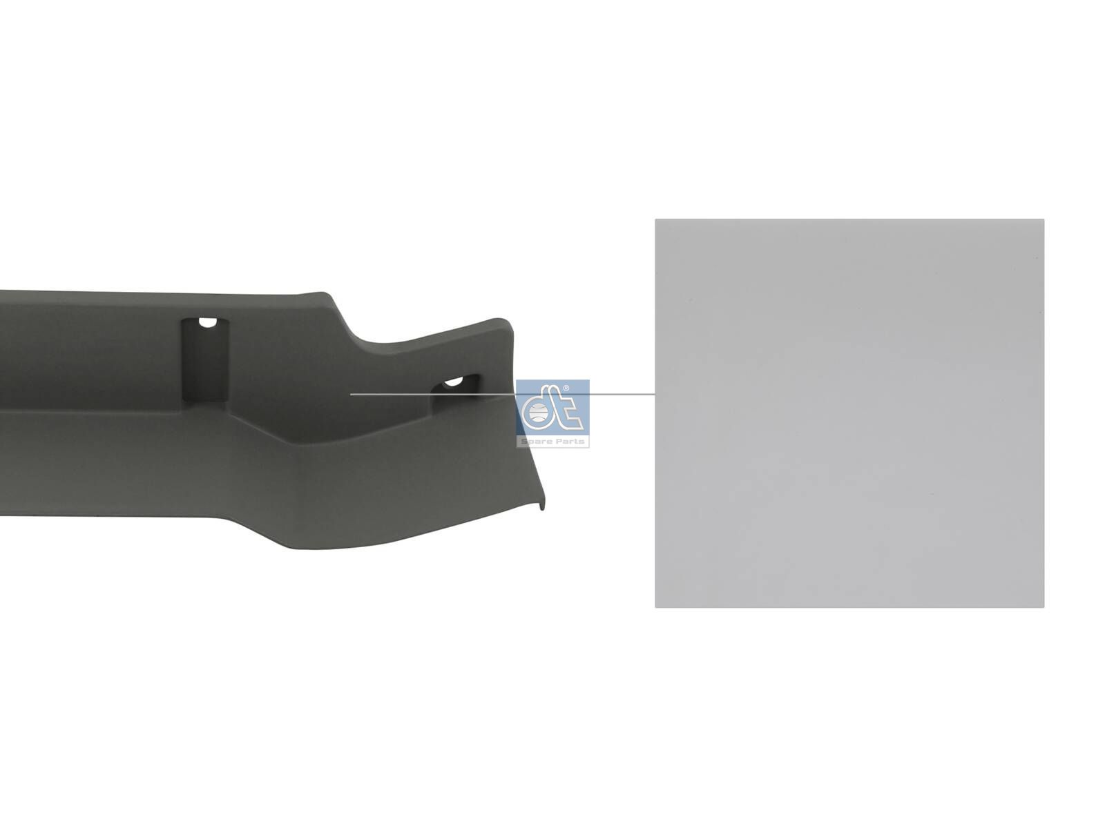 DT Spare Parts 24.00056 Cover, bumper, left