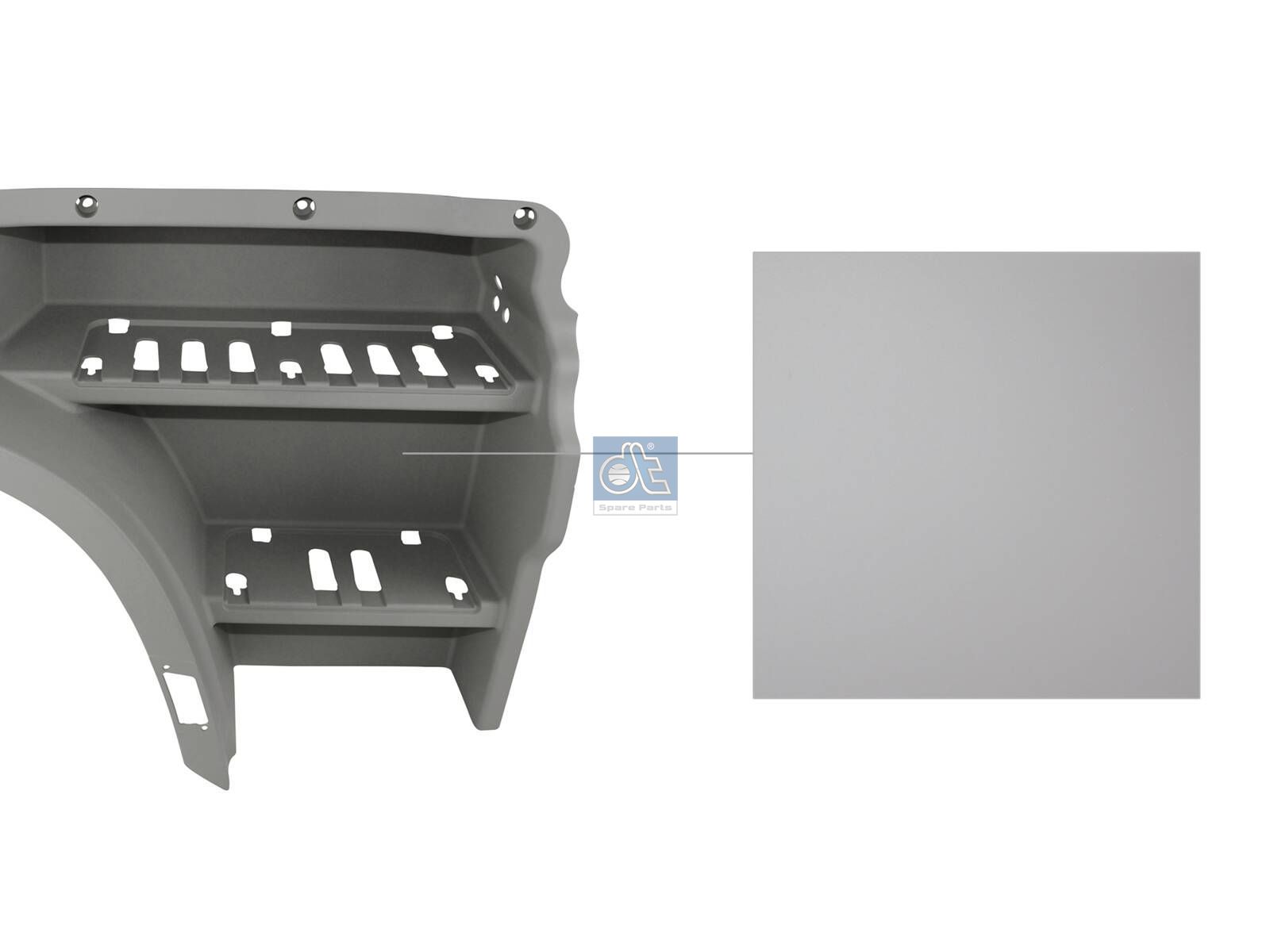 DT Spare Parts 24.00067 Step well case, right