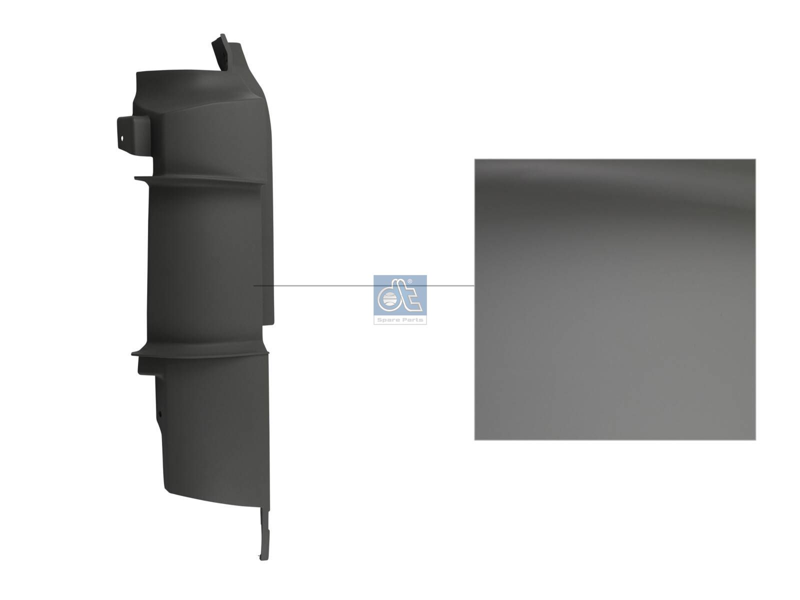 DT Spare Parts 24.00073 Air deflector, left