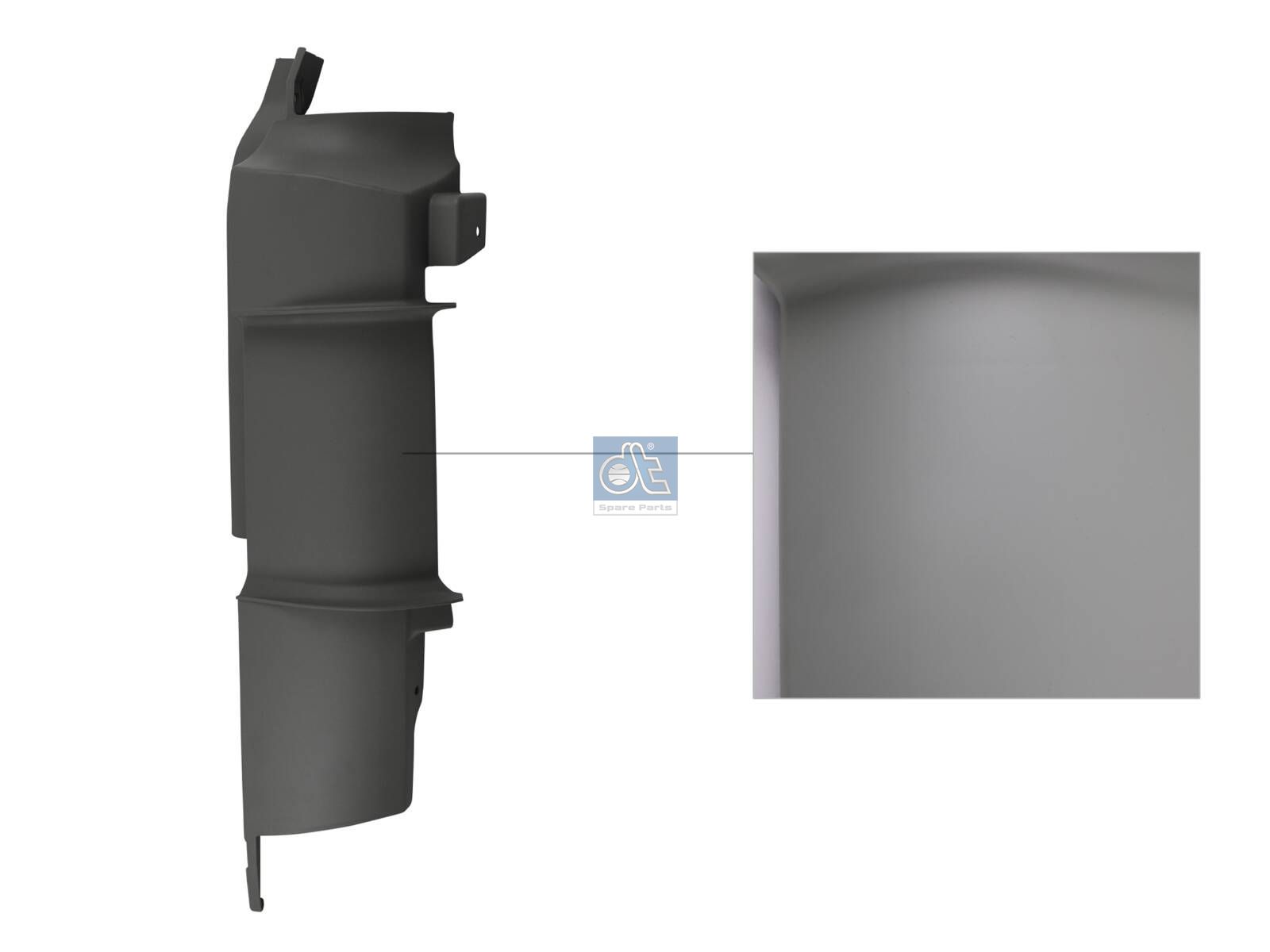 DT Spare Parts 24.00074 Air deflector, right