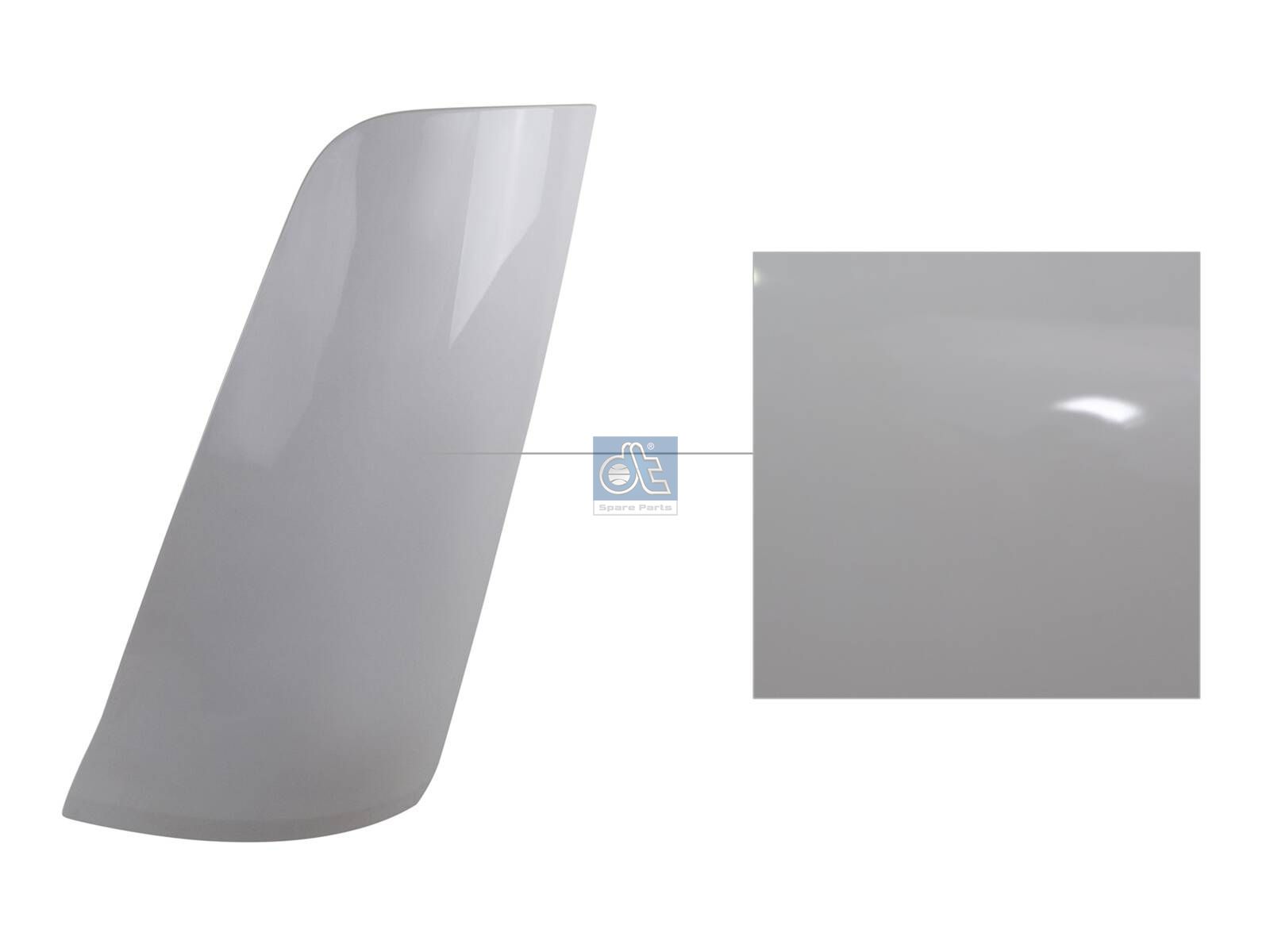 DT Spare Parts 24.00087 Cabin corner, right