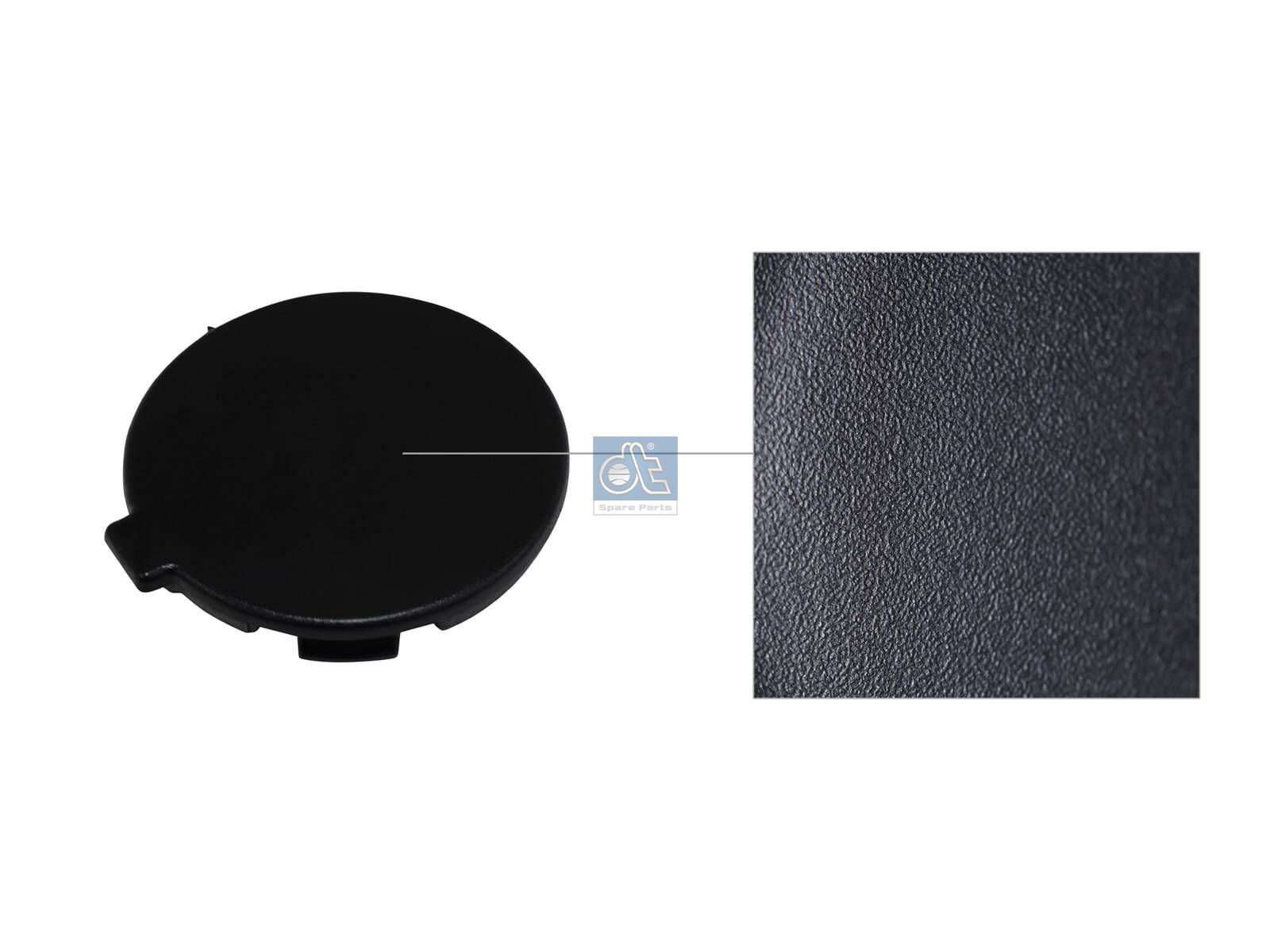 DT Spare Parts 24.00089 Cover, bumper, right