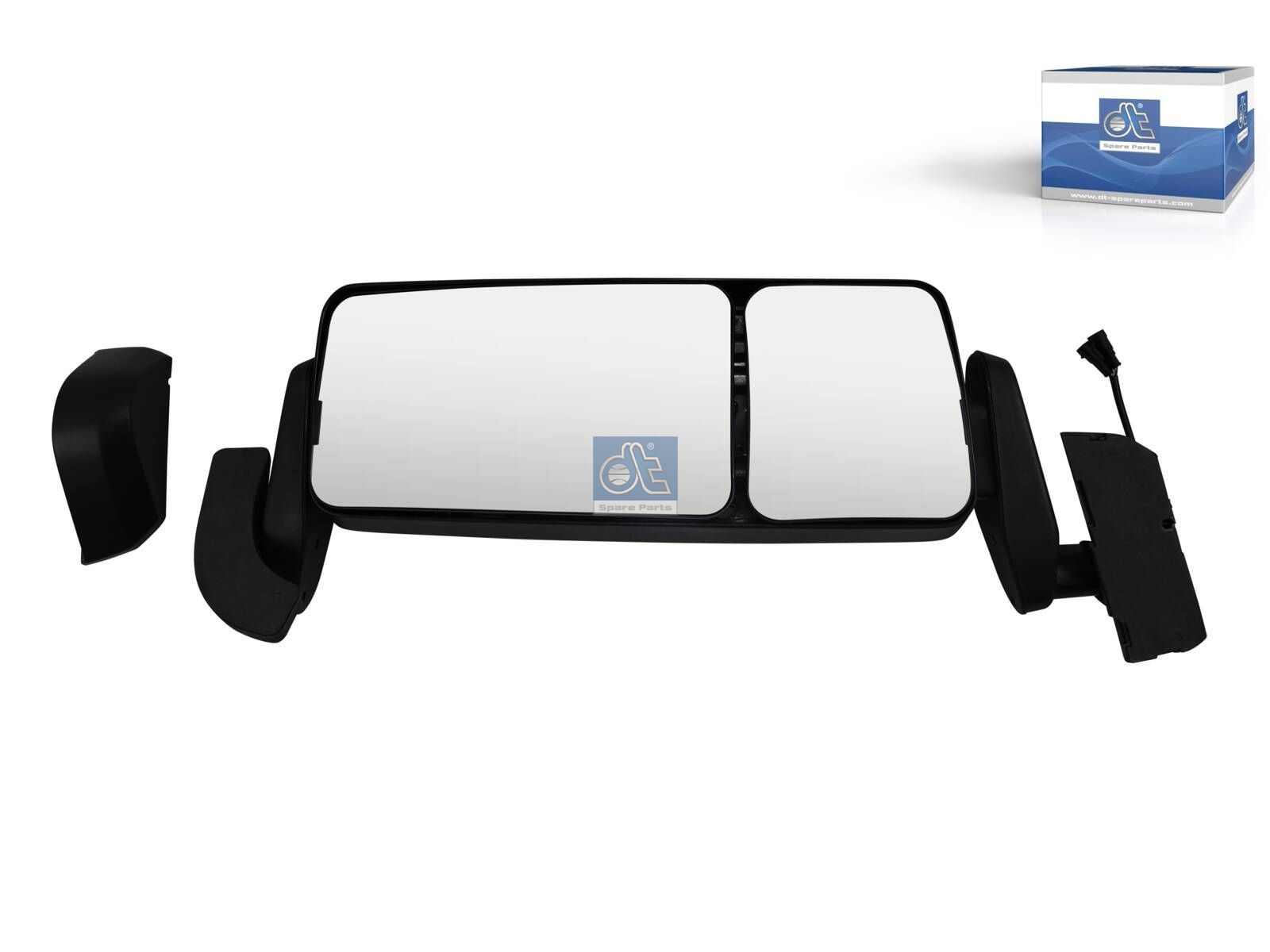 DT Spare Parts 24.00111 Main mirror, right, electrical, heated, without E-mark