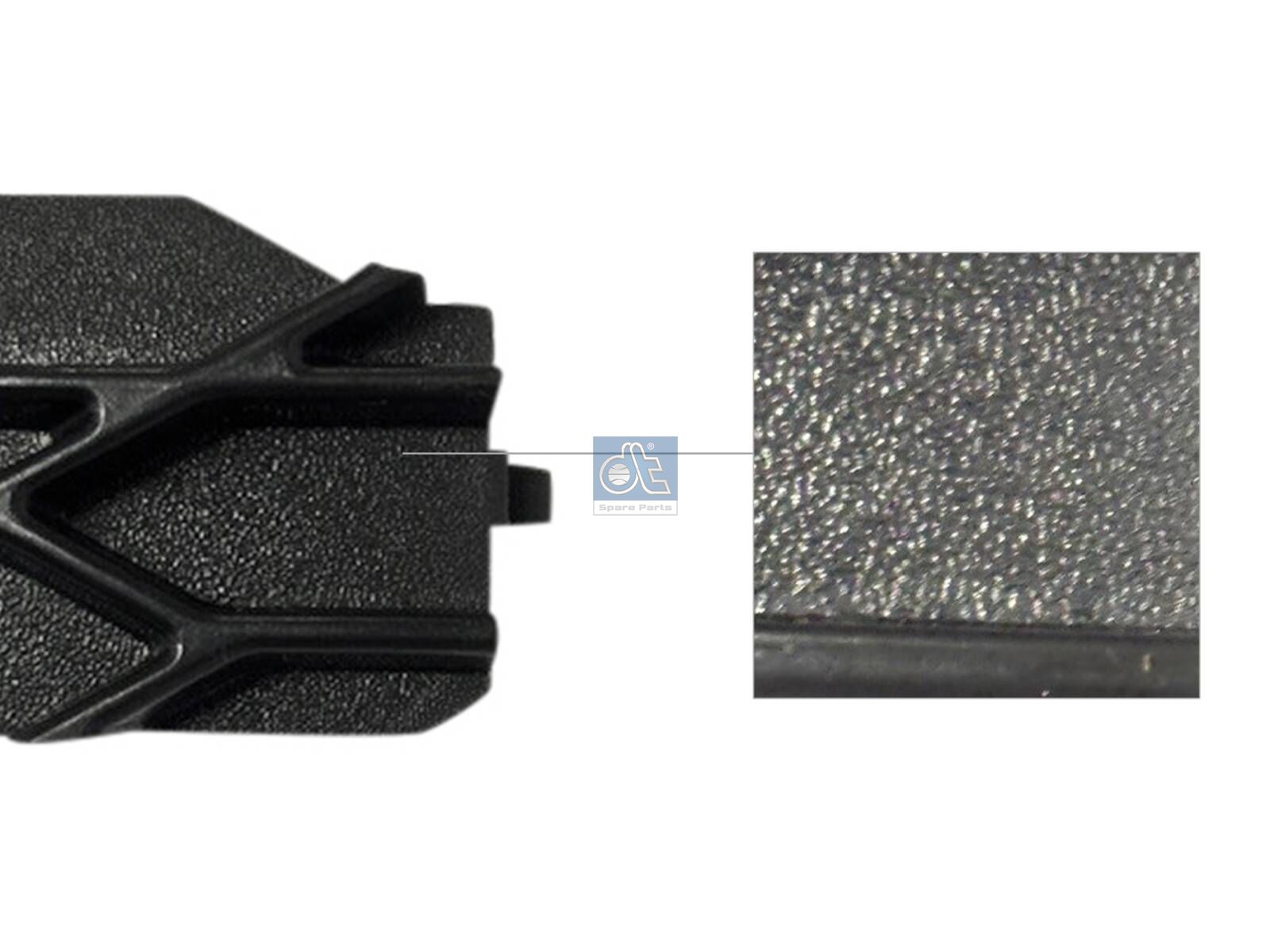 DT Spare Parts 2.00051 Cover, front grill, left