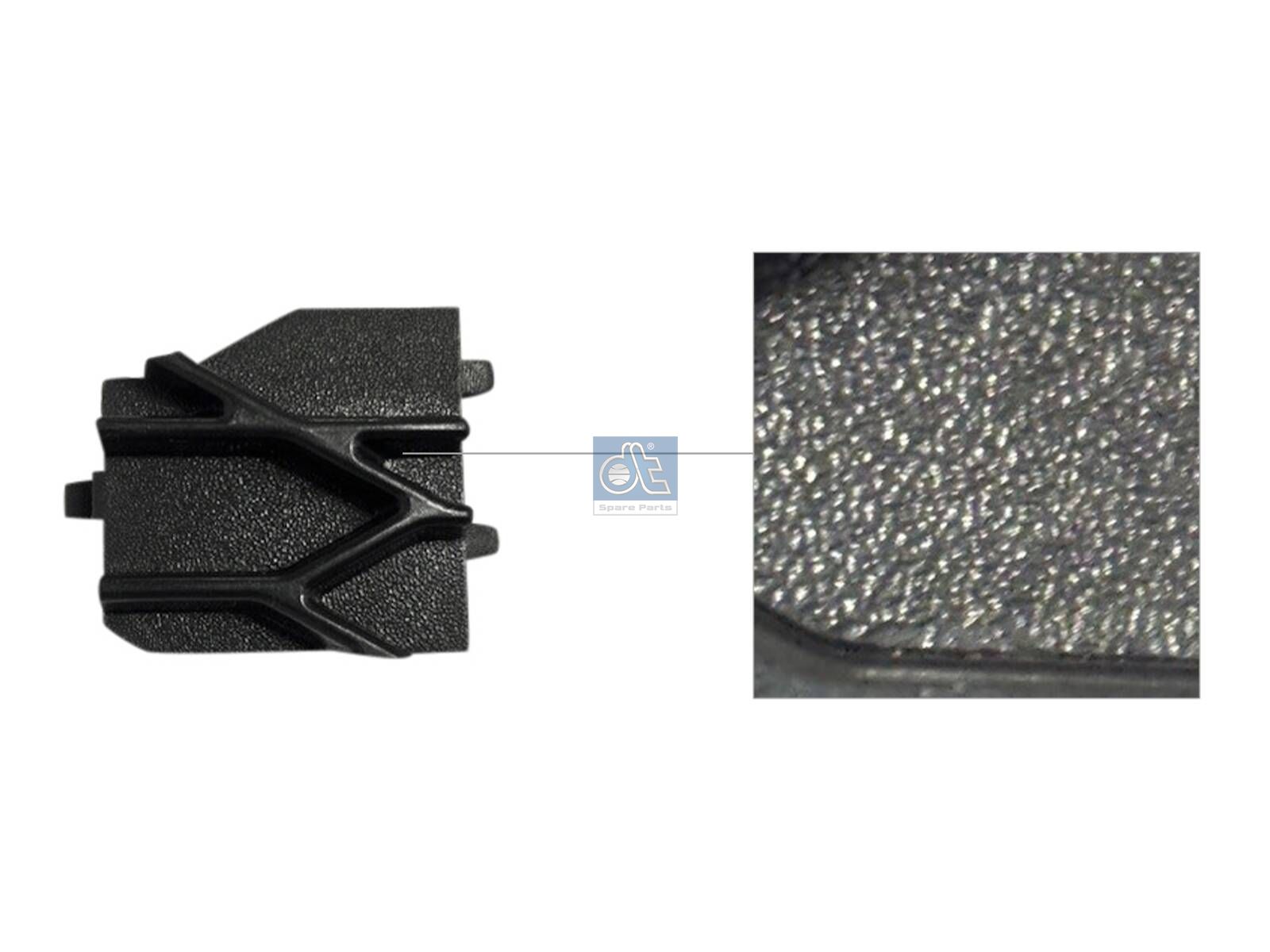 DT Spare Parts 2.00052 Cover, front grill, right