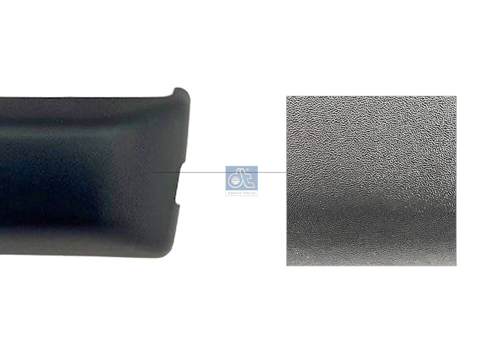DT Spare Parts 2.00070 Cover, Roof rack, left