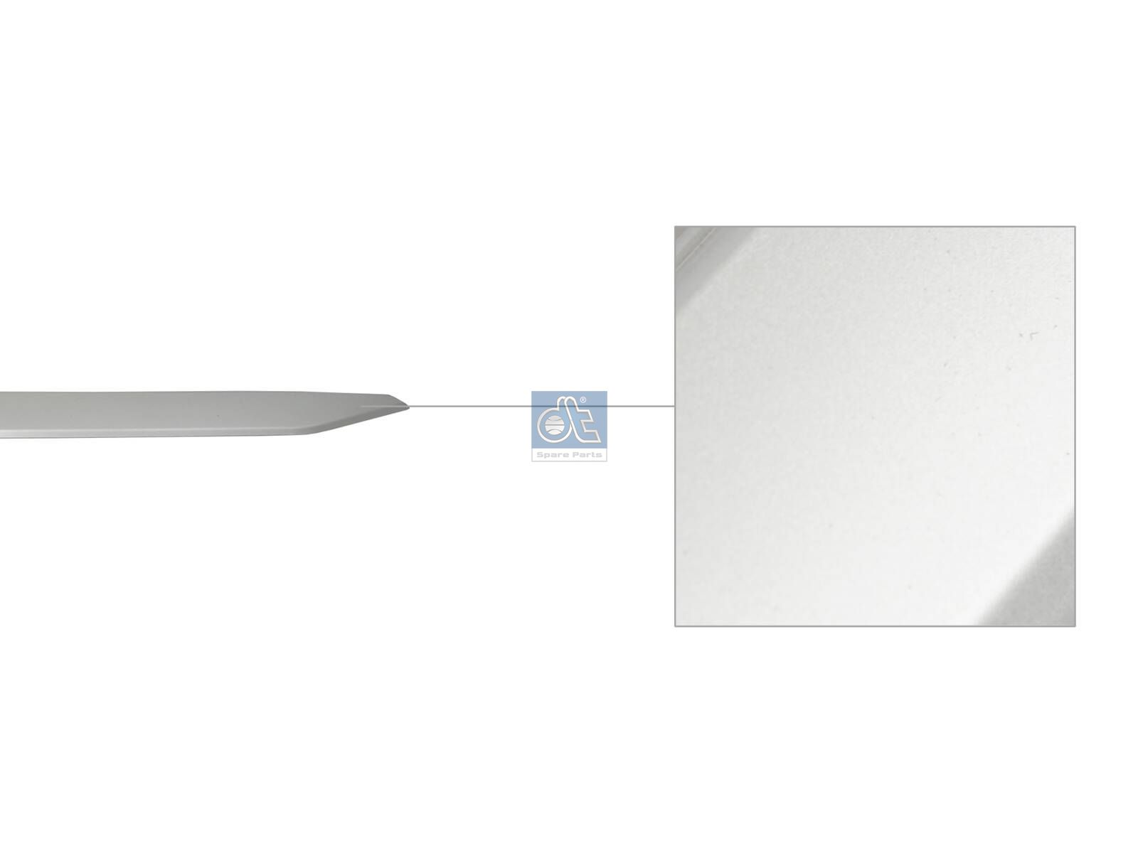DT Spare Parts 2.00399 Cover moulding, lower