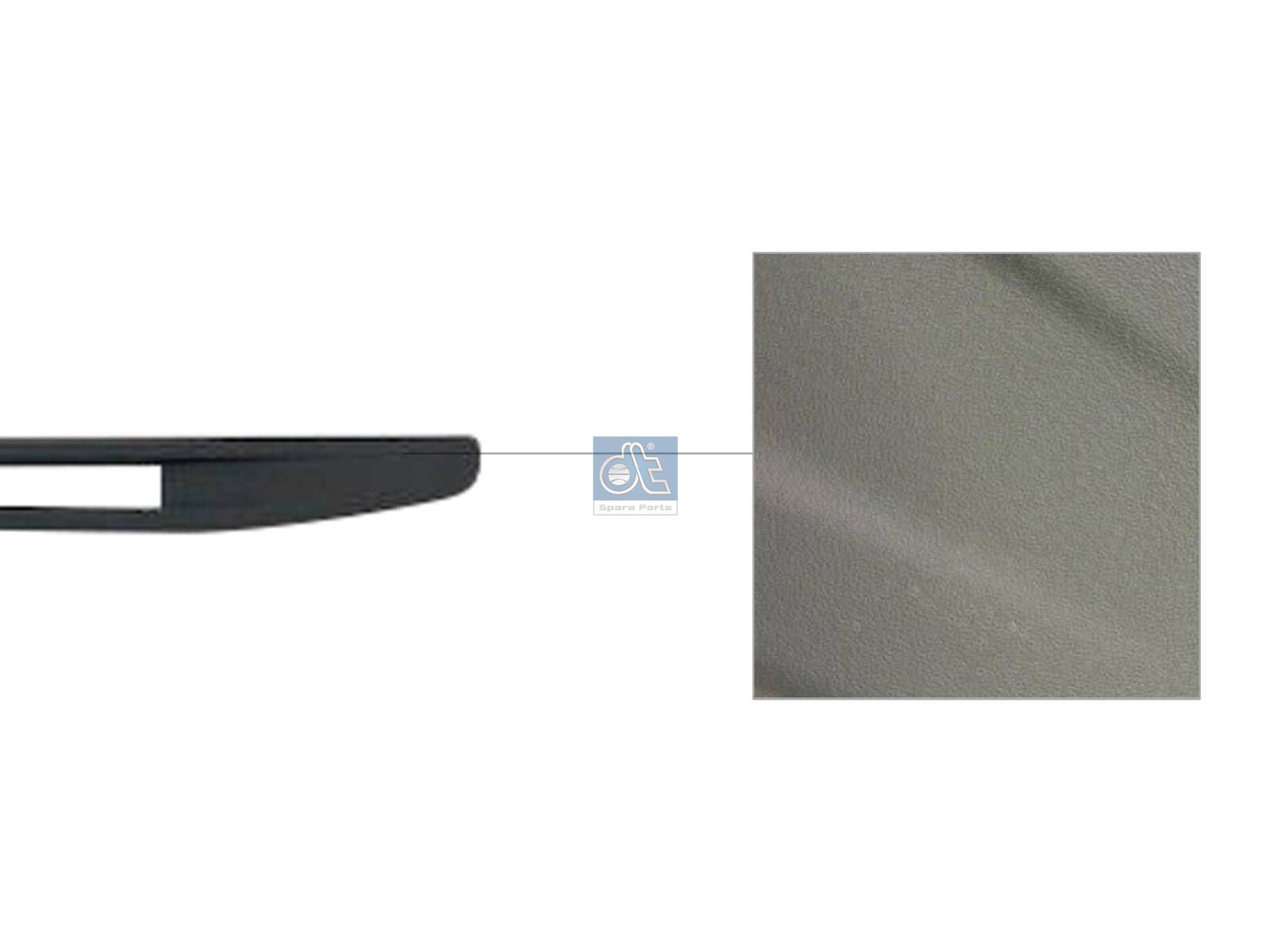 DT Spare Parts 2.00451 Cover, front grill