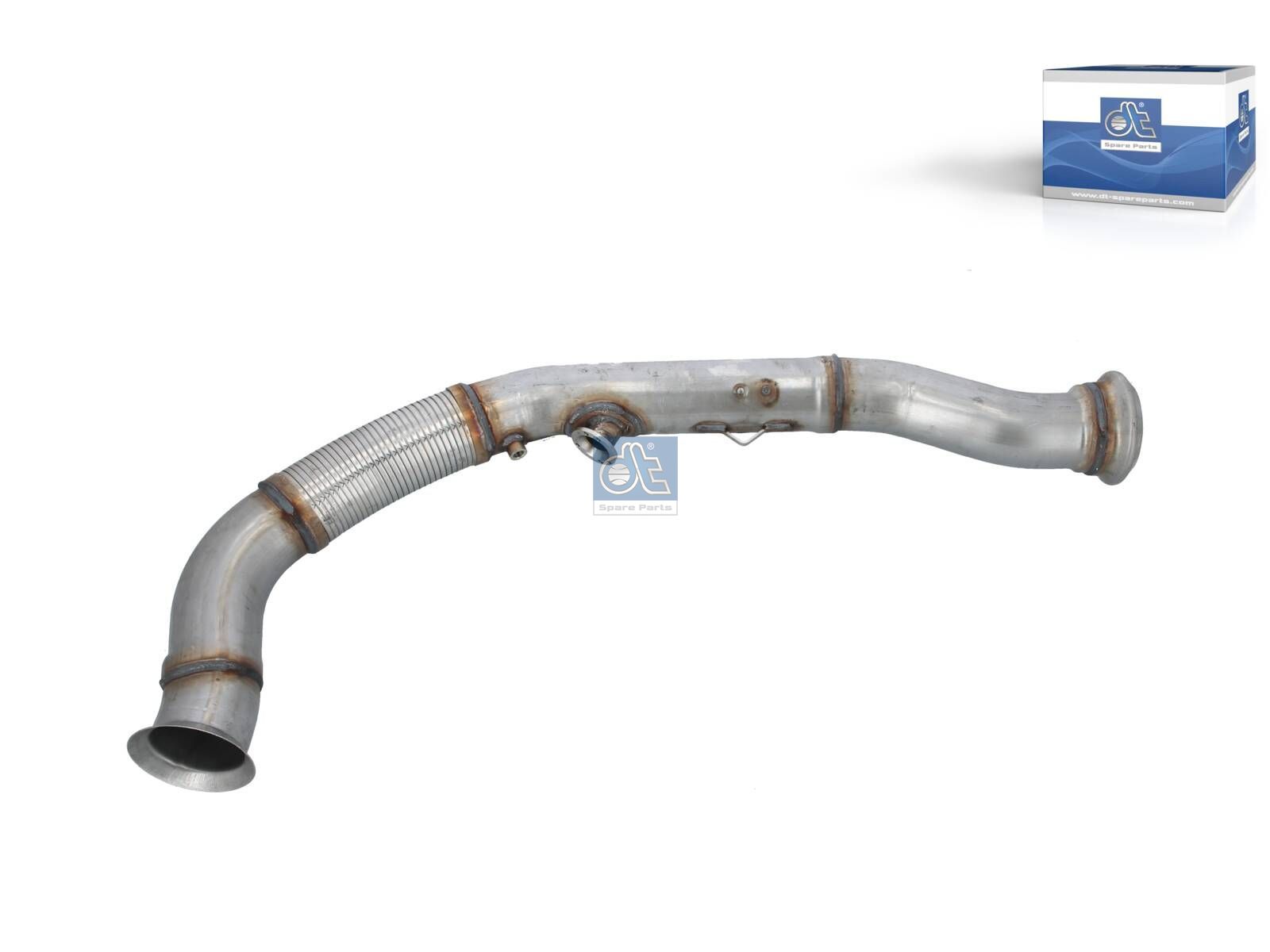 DT Spare Parts 2.14721 Front exhaust pipe, L: 1100 mm
