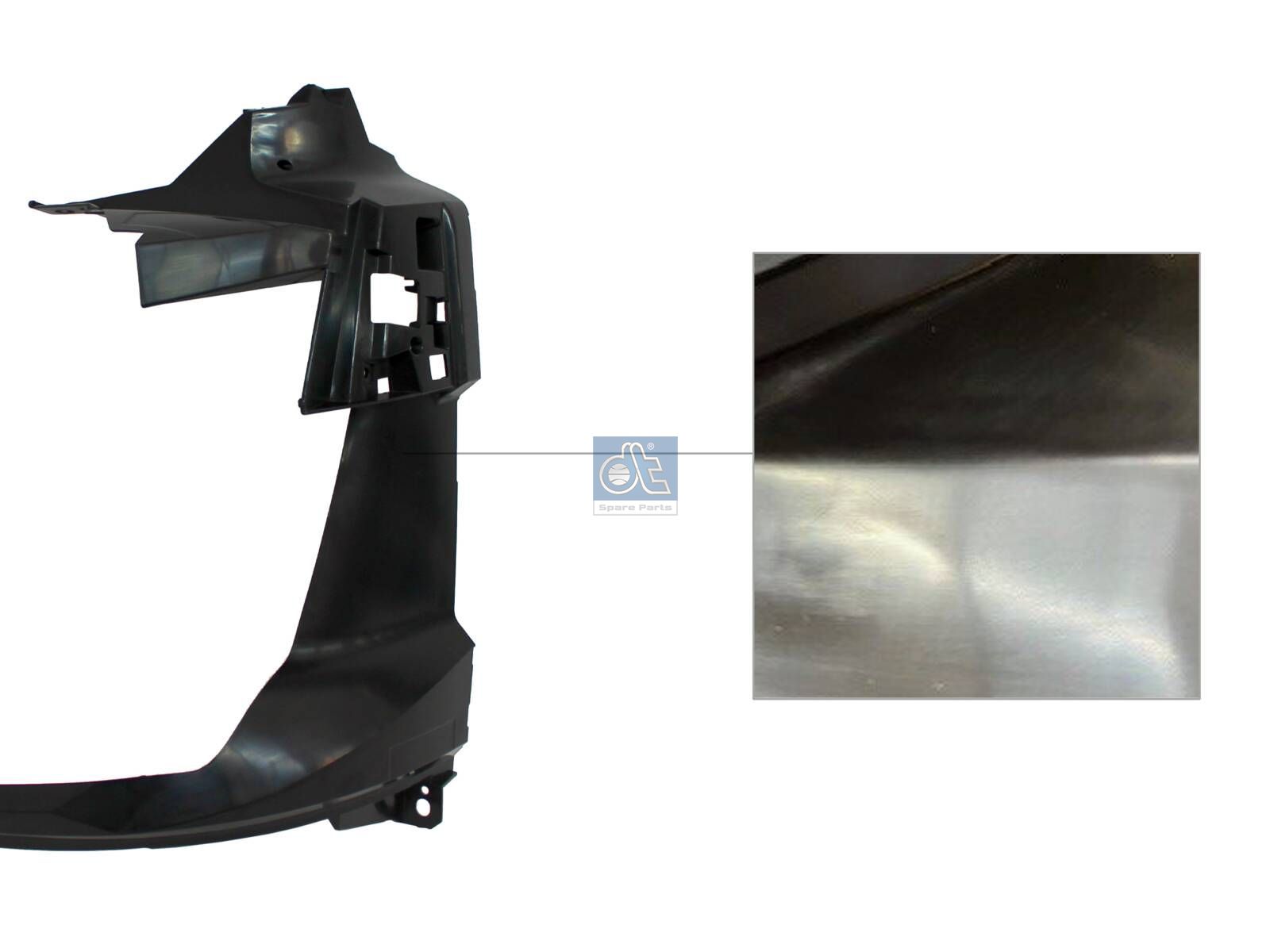 DT Spare Parts 2.24548 Air duct, left