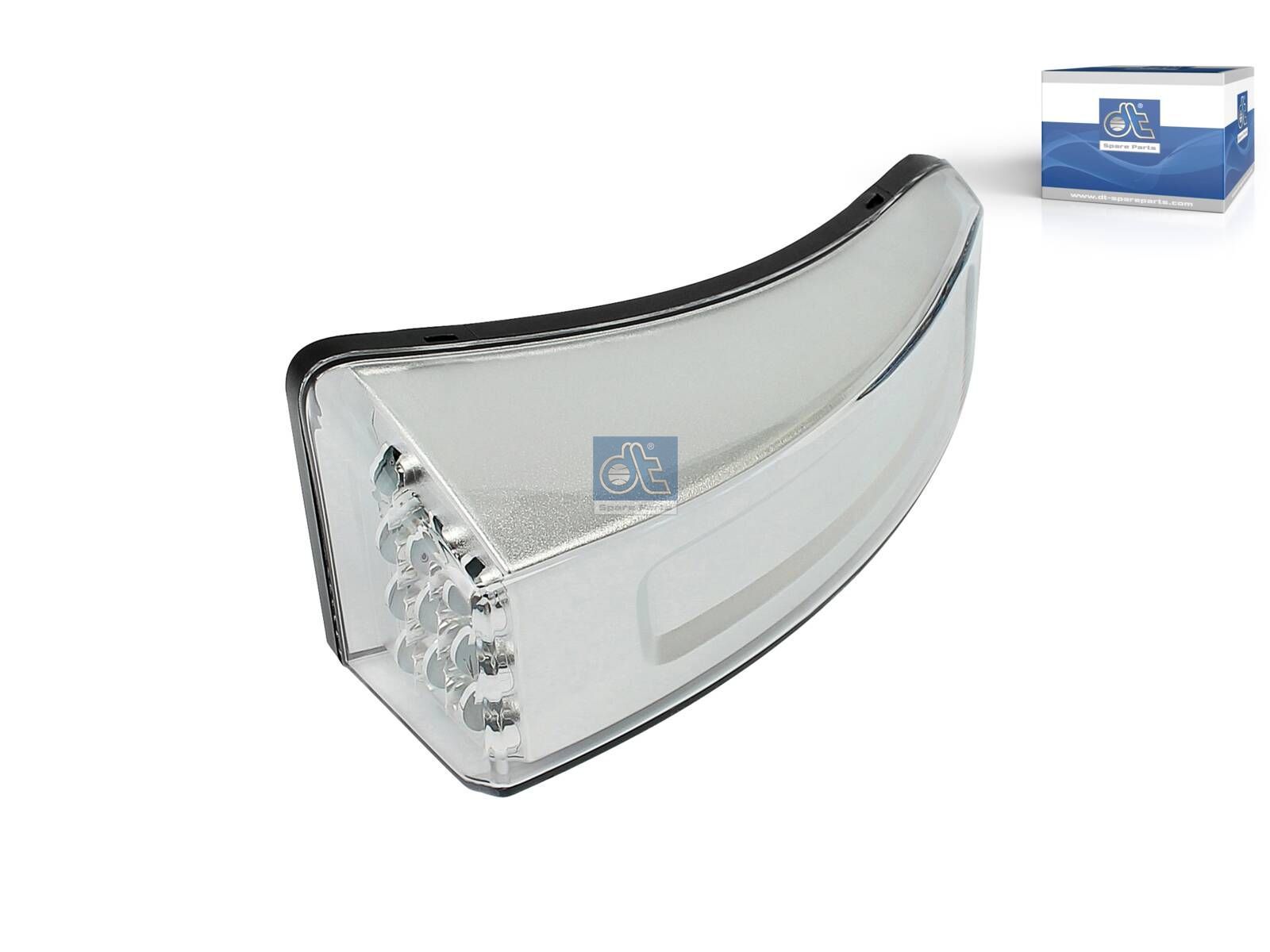 DT Spare Parts 2.24554 Turn signal lamp, lateral, right, silver