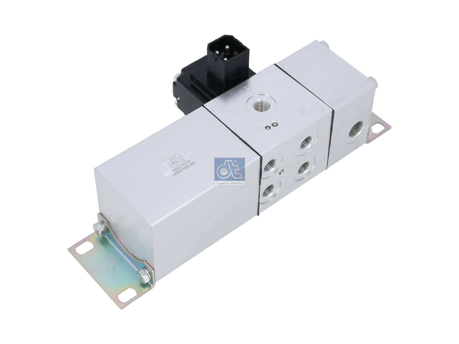DT Spare Parts 2.25065 Solenoid valve, 24 V, M22 x 1,5, M16 x 1,5, M12 x 1,5, 3 poles