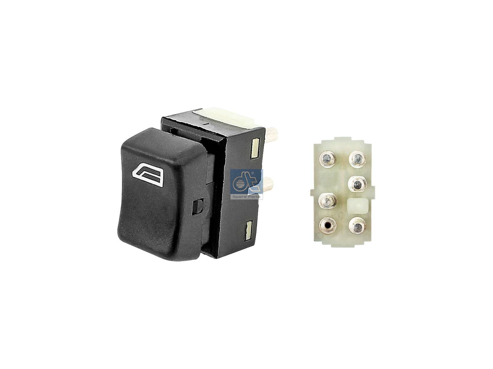 DT Spare Parts 2.25309 Switch, window regulator, 24 V, 5 poles