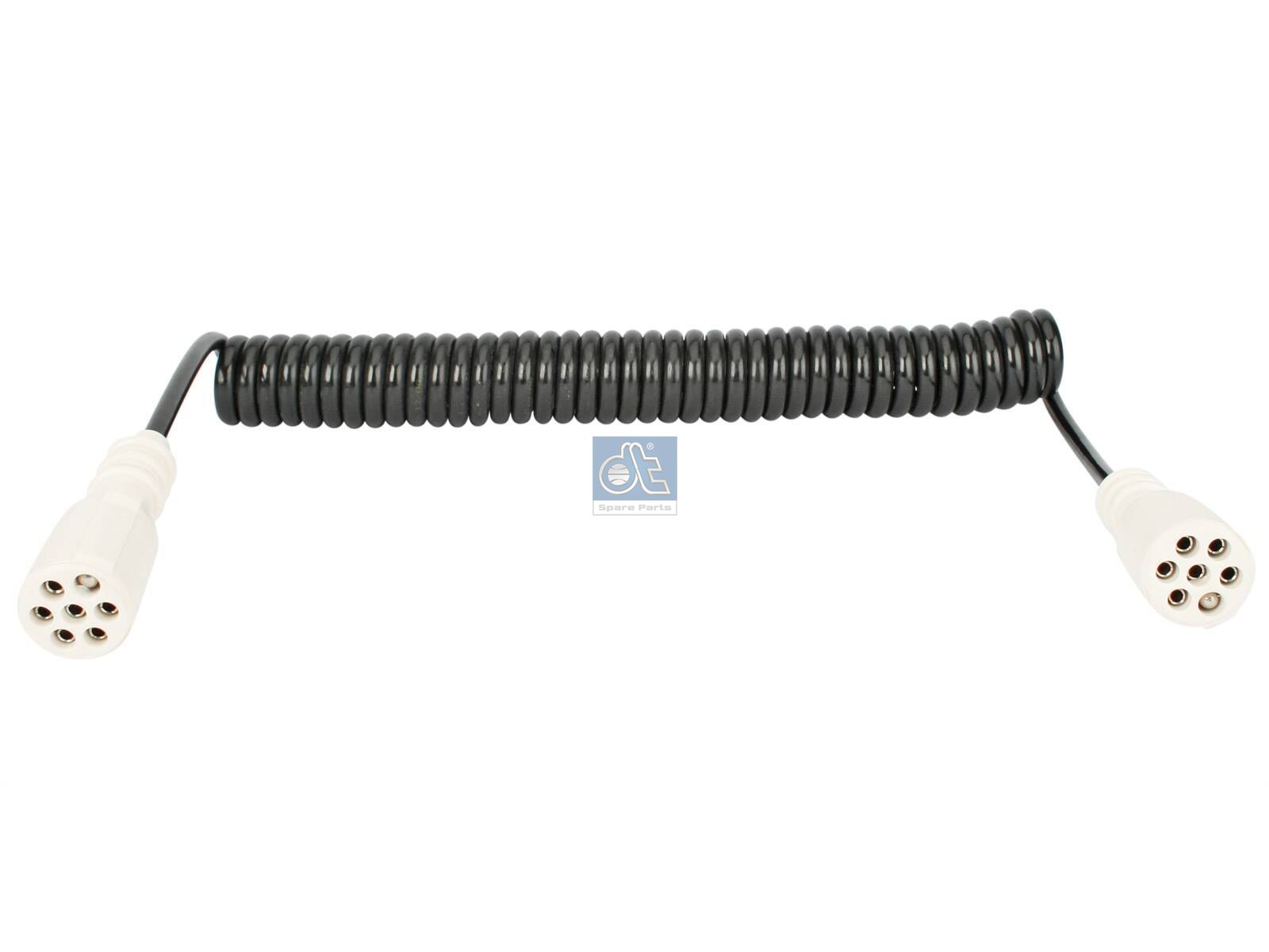 DT Spare Parts 2.25411 Electrical coil, 24 V, L: 4.5 m, Type S, ISO 3731, 7 poles