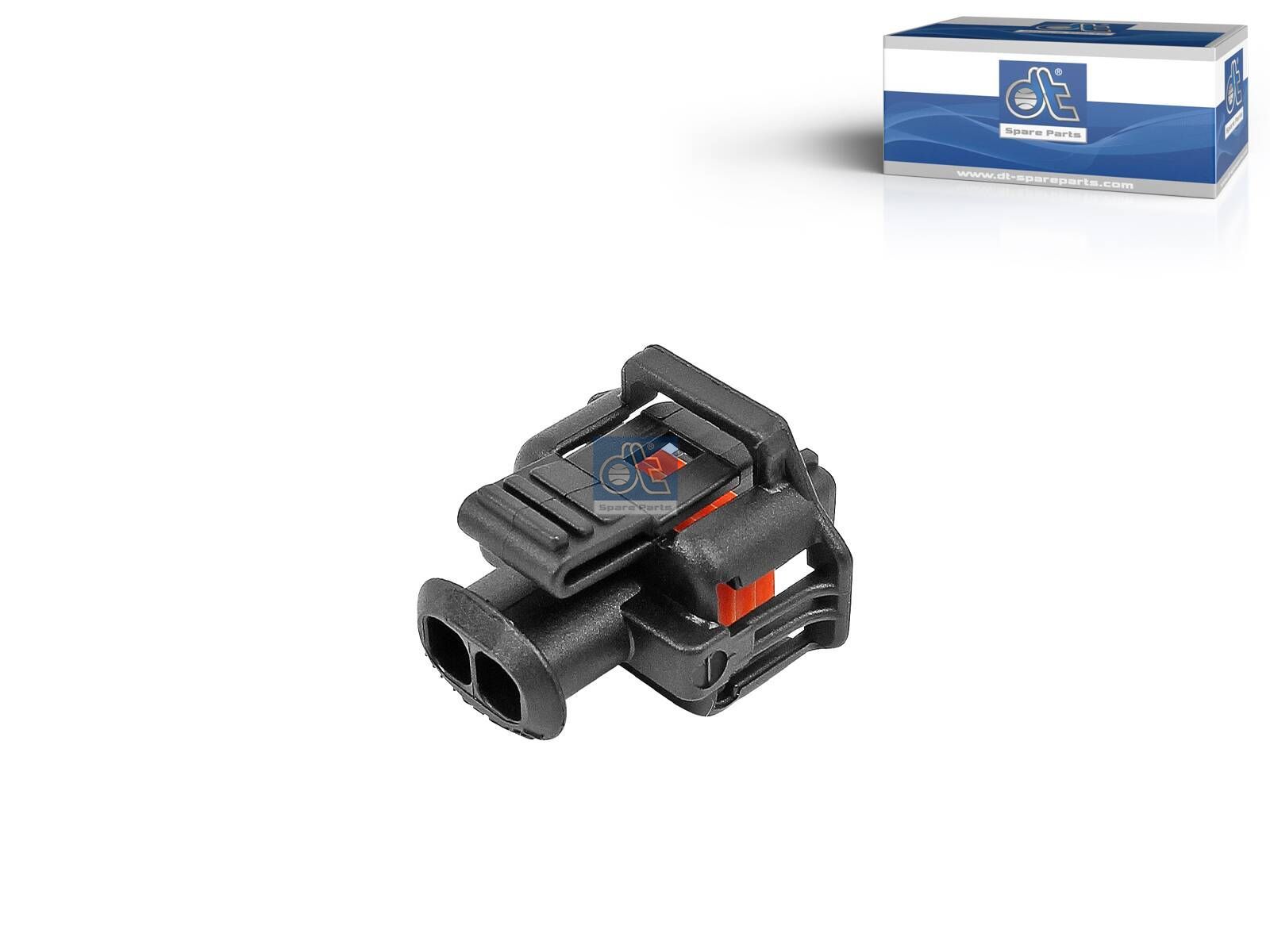 DT Spare Parts 2.26065 Plug housing, black, 2 poles