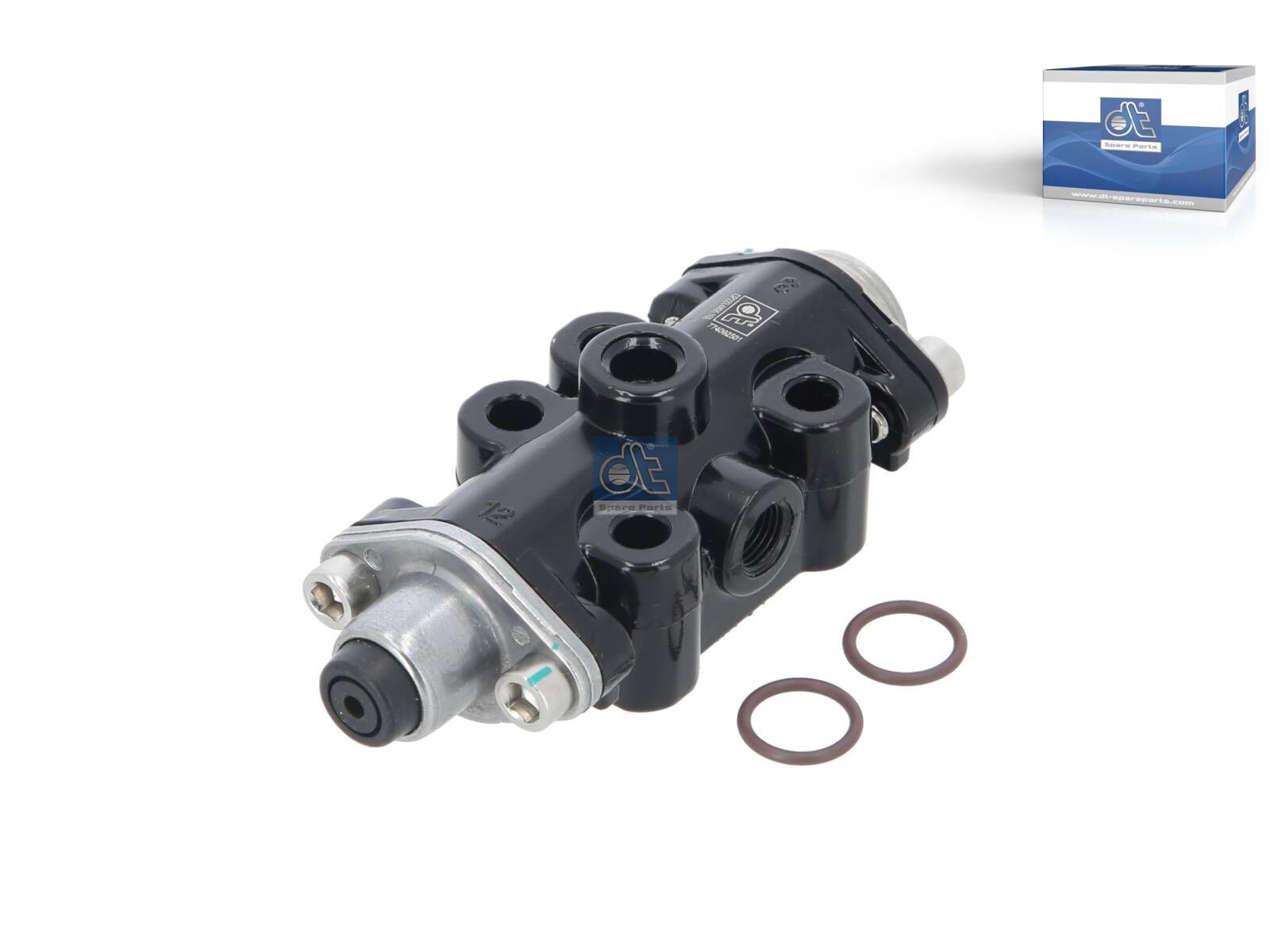 DT Spare Parts 2.32168 Relay valve, gearbox, L: 97.9 mm, H: 35.1 mm