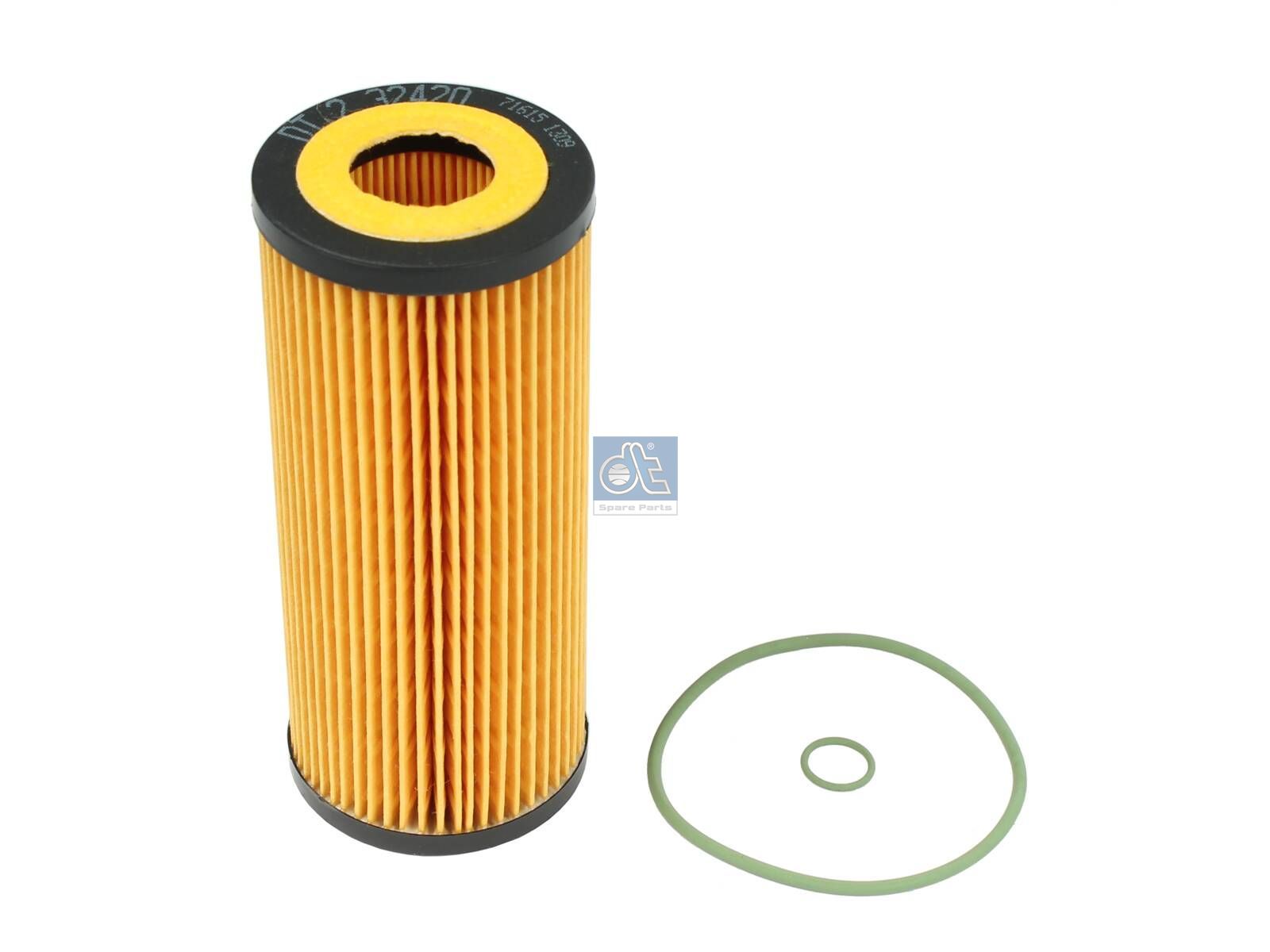 DT Spare Parts 2.32420 Oil filter insert, gearbox, d: 28 mm, D: 65 mm, H: 150 mm