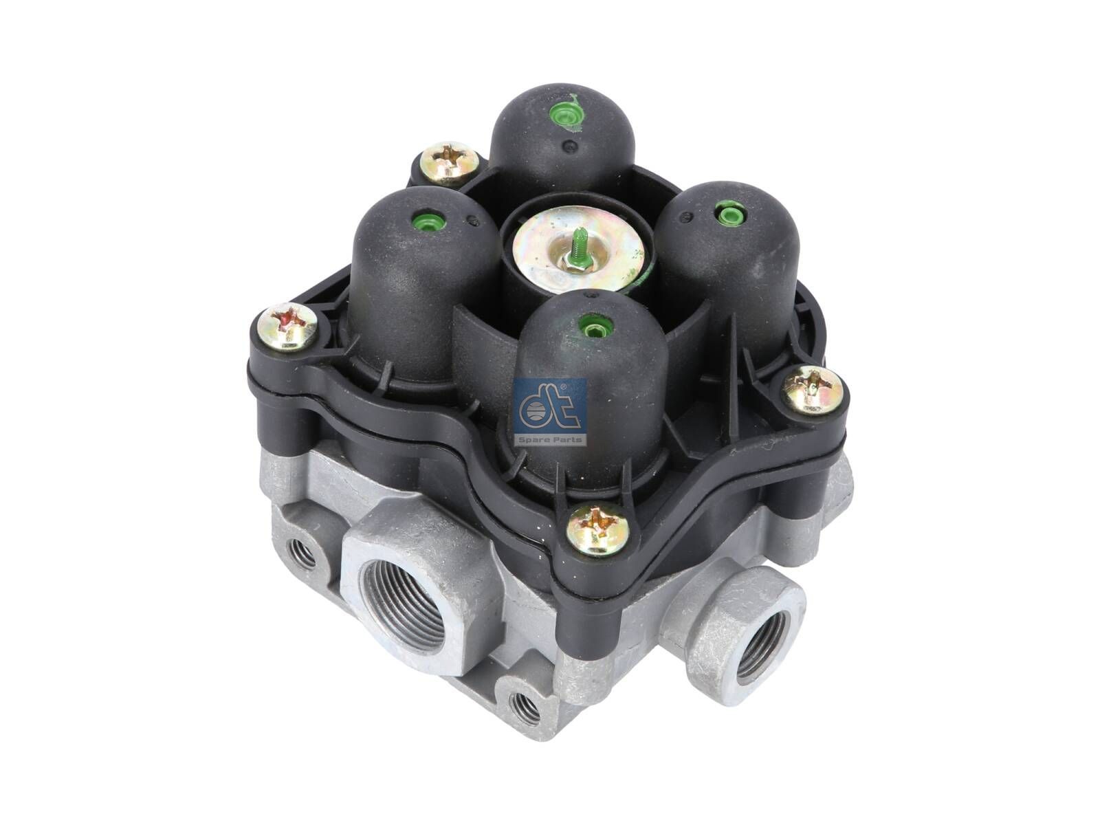 DT Spare Parts 2.44047 4-circuit-protection valve, M16 x 1,5, M22 x 1,5, max. 20 bar, Po21: 6.3 bar, Po22: 6.3 bar, Po23: 5.8 bar, Po24: 5.8 bar, Pc21: 5 bar, Pc22: 5 bar, Pc23: 4.5 bar, Pc24: 4.5 bar