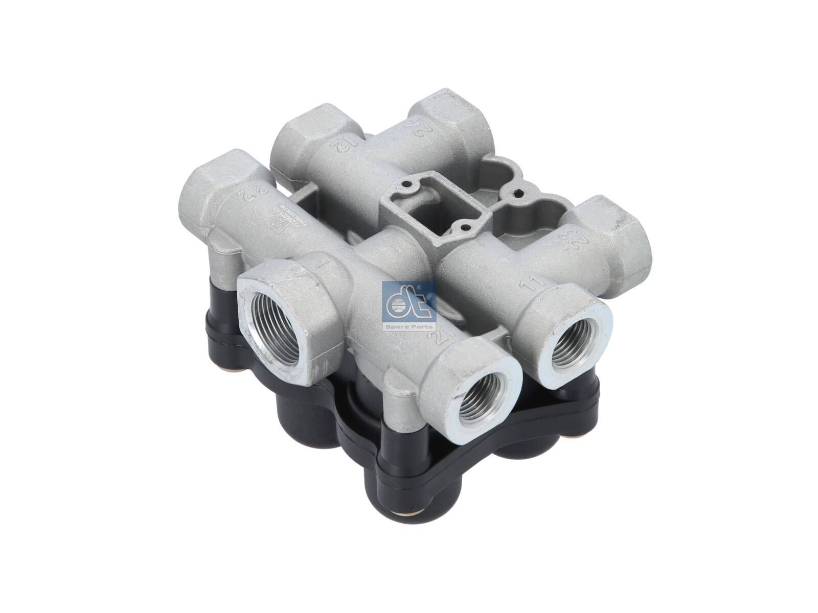 DT Spare Parts 2.44048 4-circuit-protection valve, M16 x 1,5, M22 x 1,5, max. 20 bar, Po21: 6.3 bar, Po22: 6.3 bar, Po23: 5.8 bar, Po24: 5.8 bar, Pc21: 5 bar, Pc22: 5 bar, Pc23: 4.5 bar, Pc24: 4.5 bar