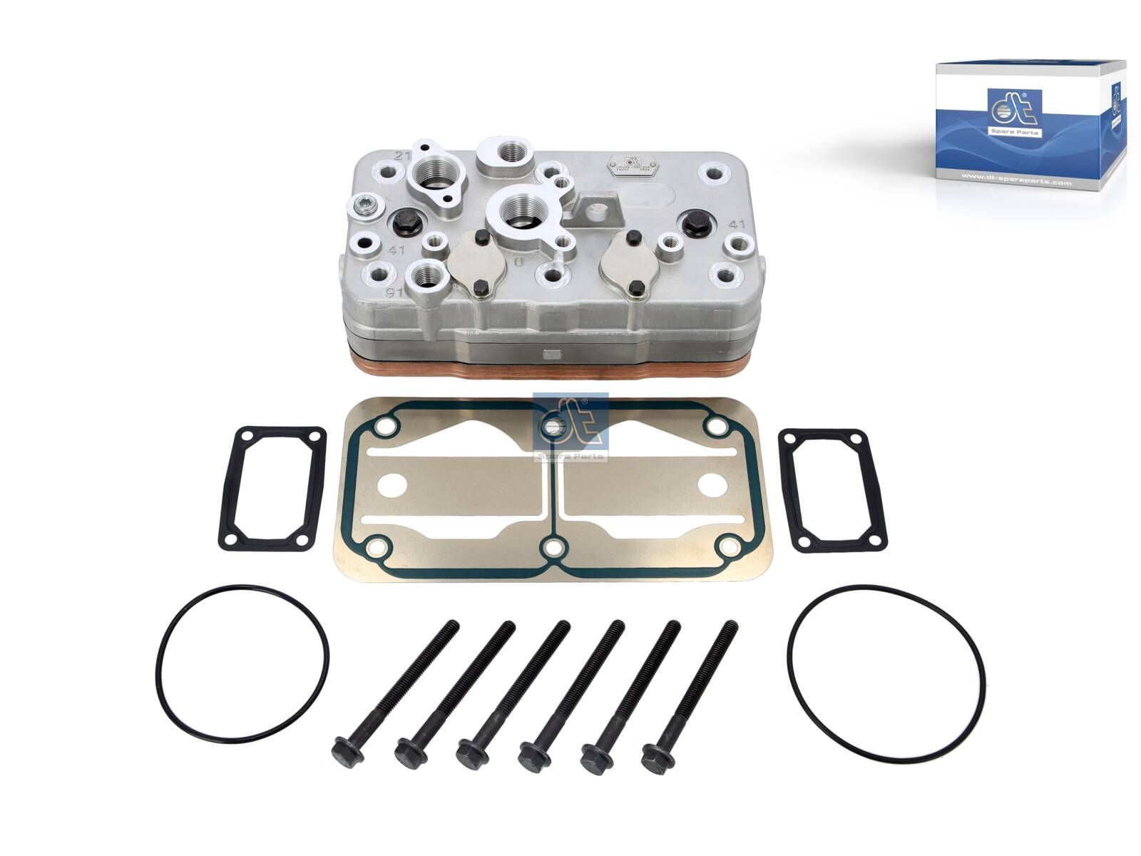 DT Spare Parts 2.44924 Cylinder head, compressor, complete