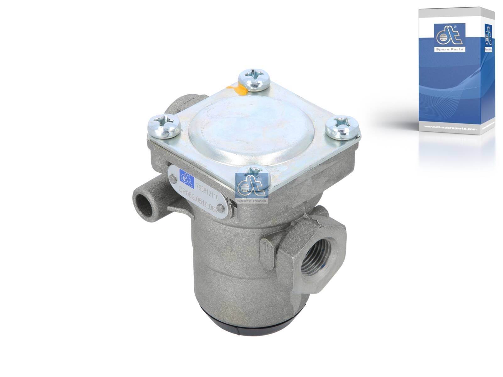 DT Spare Parts 2.47064 Pressure limiting valve, M16 x 1,5, max. 10 bar, Pin: 12 bar, Pout: 8.5 bar