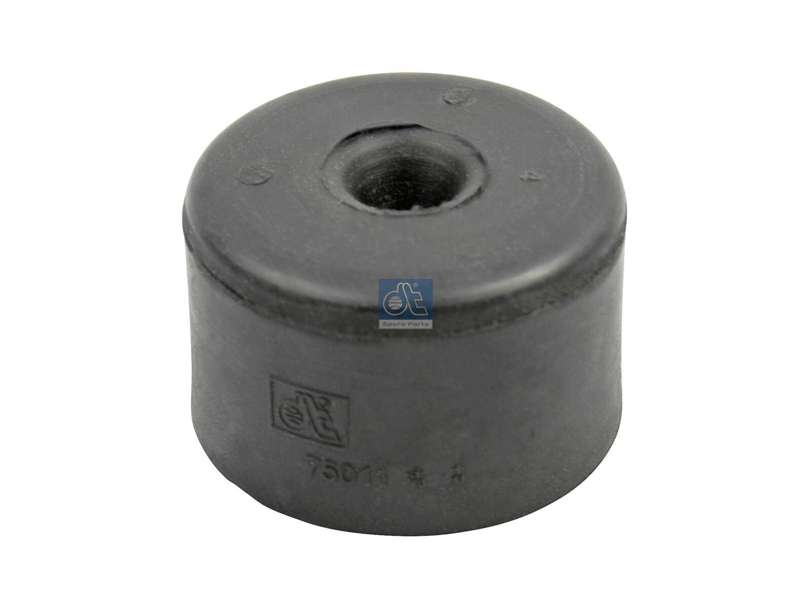 DT Spare Parts 2.61051 Rubber buffer, D: 54.5 mm, M8 x 1,25, H: 34.5 mm