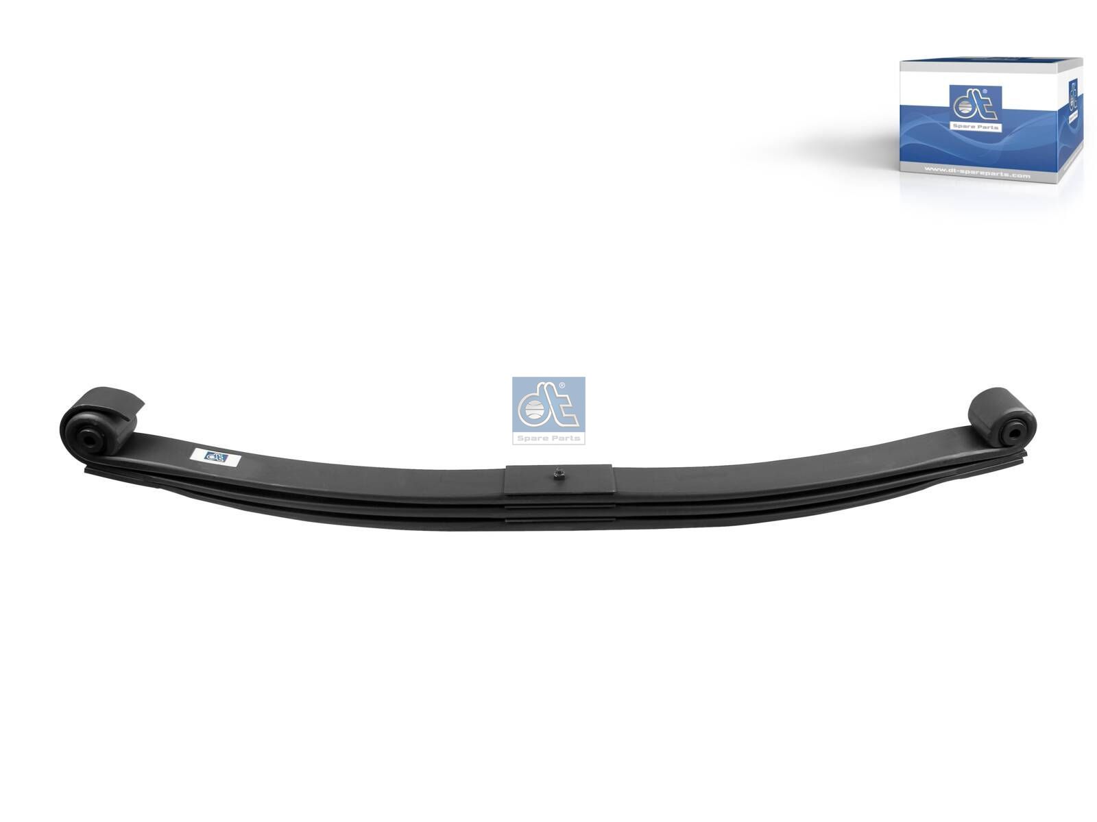 DT Spare Parts 2.61537 Leaf spring, front, L: 1590 mm, W: 100 mm, 1x24 + 2x25