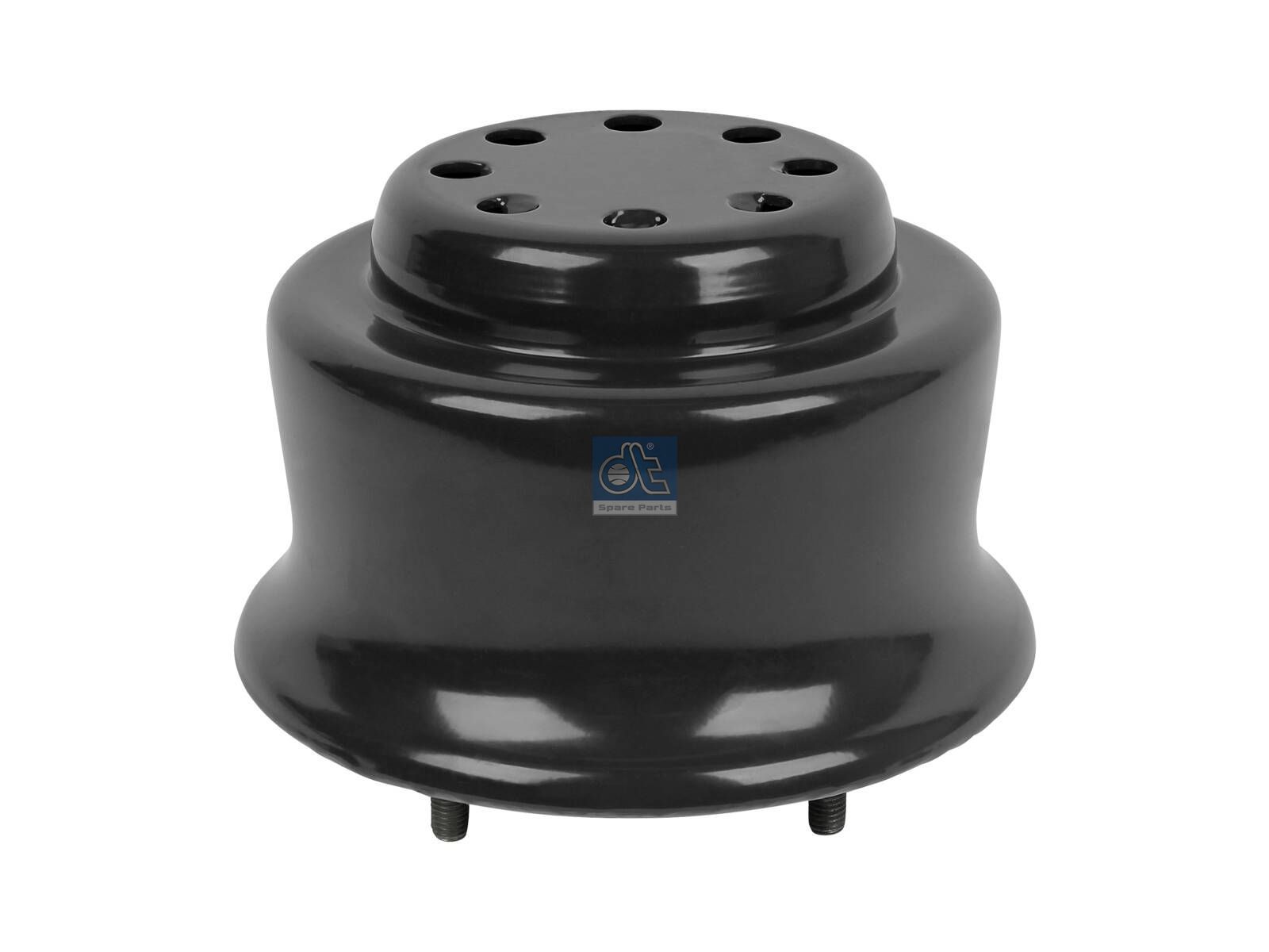 DT Spare Parts 2.62465 Piston, air spring, D: 206 mm, 8 bores, b: 15 mm, M10 x 1,5, H: 130 mm