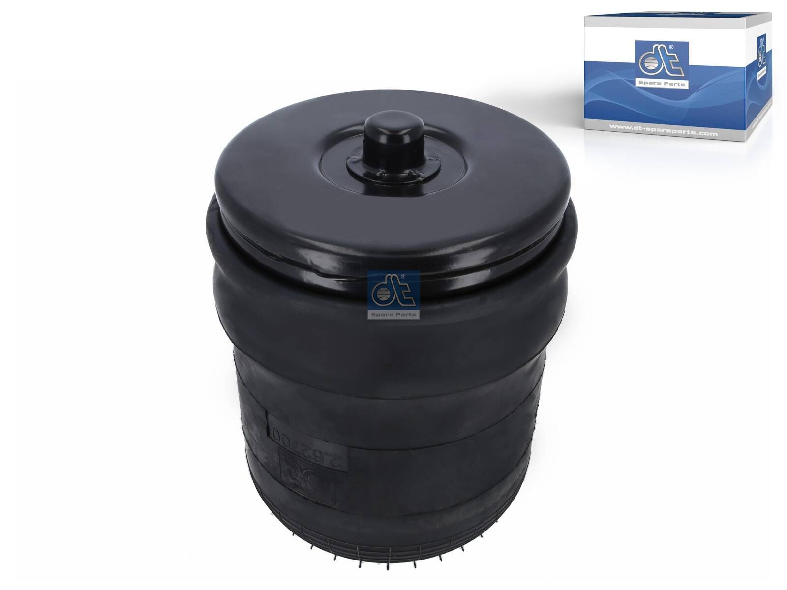 DT Spare Parts 2.62700 Air spring, with steel piston, d: 150.8 mm, Dmax: 271 mm, L: 250 mm