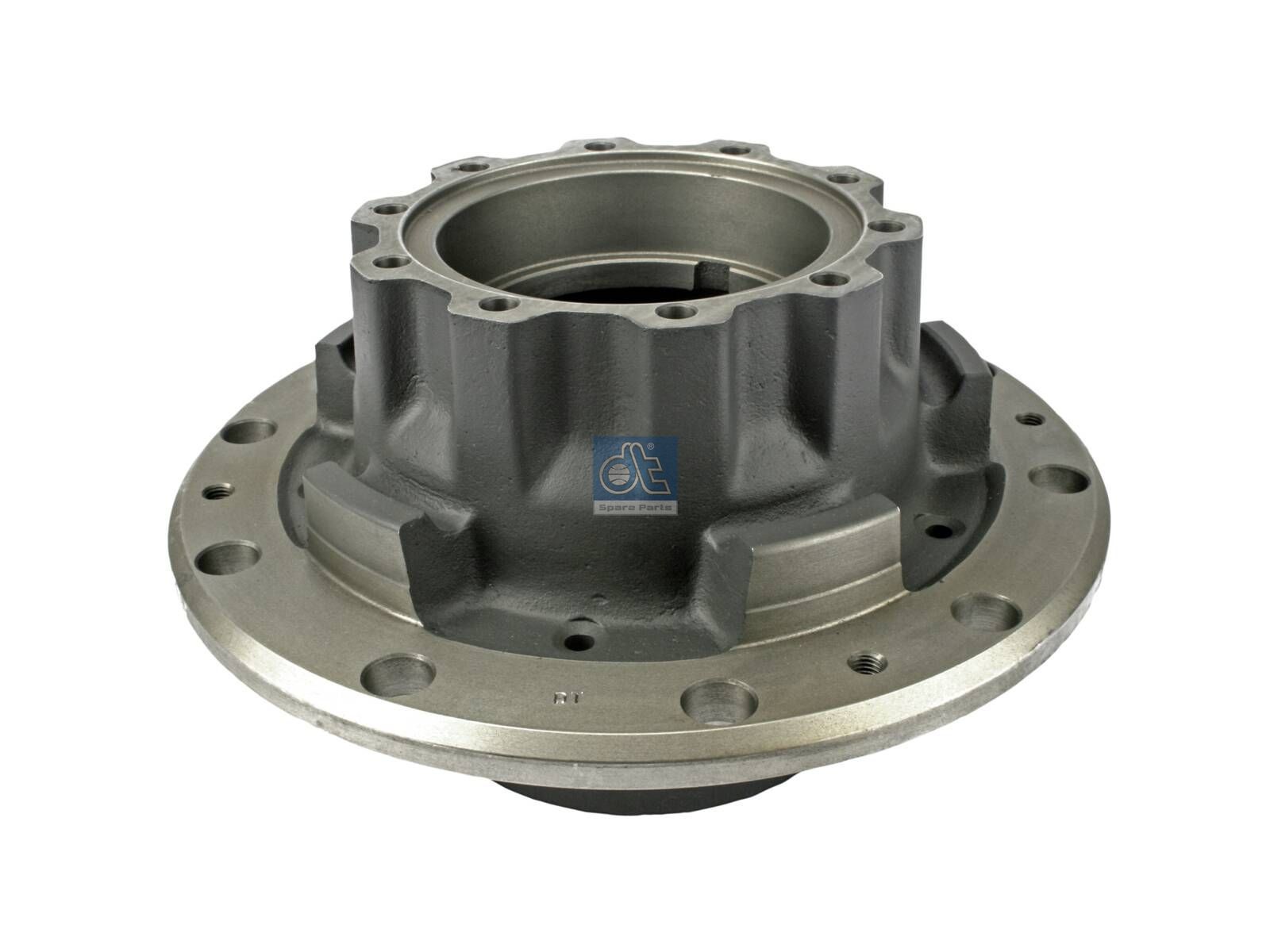 DT Spare Parts 2.65223 Wheel hub, without bearings, d1: 148 mm, d2: 148 mm, D: 384 mm, 10 bores, b: 27.2 mm, H: 173 mm