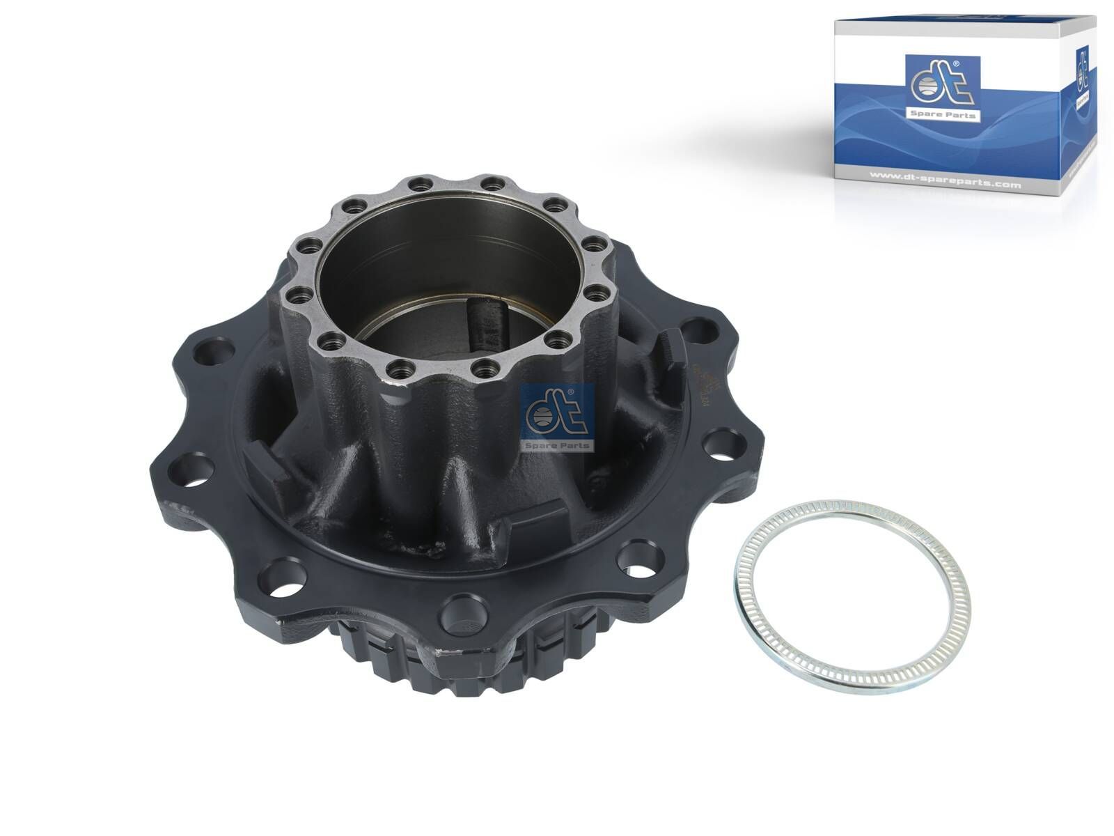 DT Spare Parts 2.65324 Wheel hub, without bearings, with ABS ring