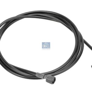 DT Spare Parts 2.70938 Hose line, cabin tilt, D: 8.3 mm, M14 x 1,5, M14 x 1,5, L: 2640 mm, L1: 3445 mm, 400 bar