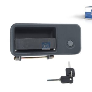 DT Spare Parts 2.72117SP Outside door handle, left, with lock cylinder and key
