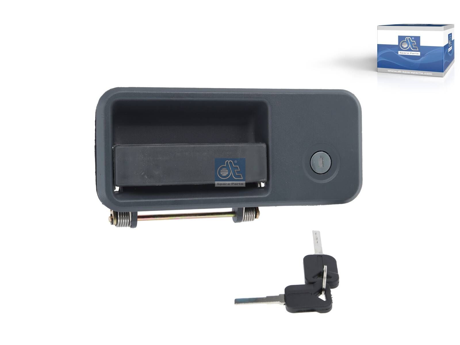 DT Spare Parts 2.72117SP Outside door handle, left, with lock cylinder and key