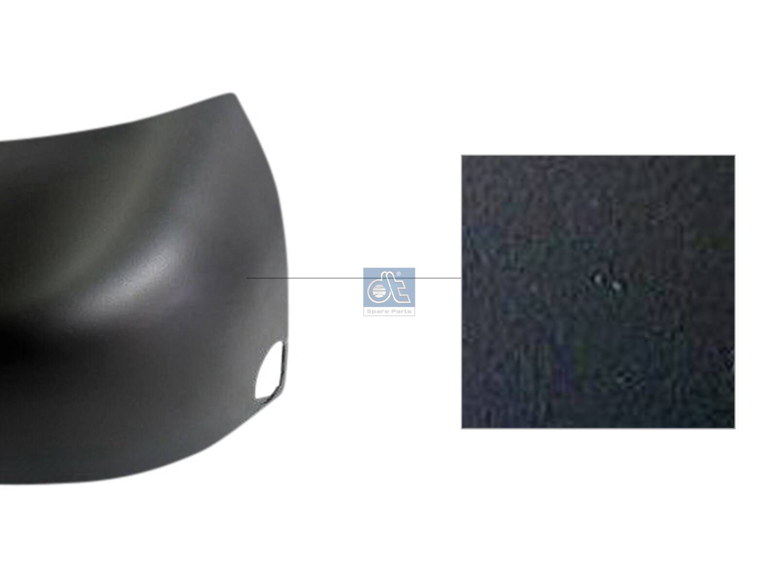 DT Spare Parts 2.75088 Bumper cover, right