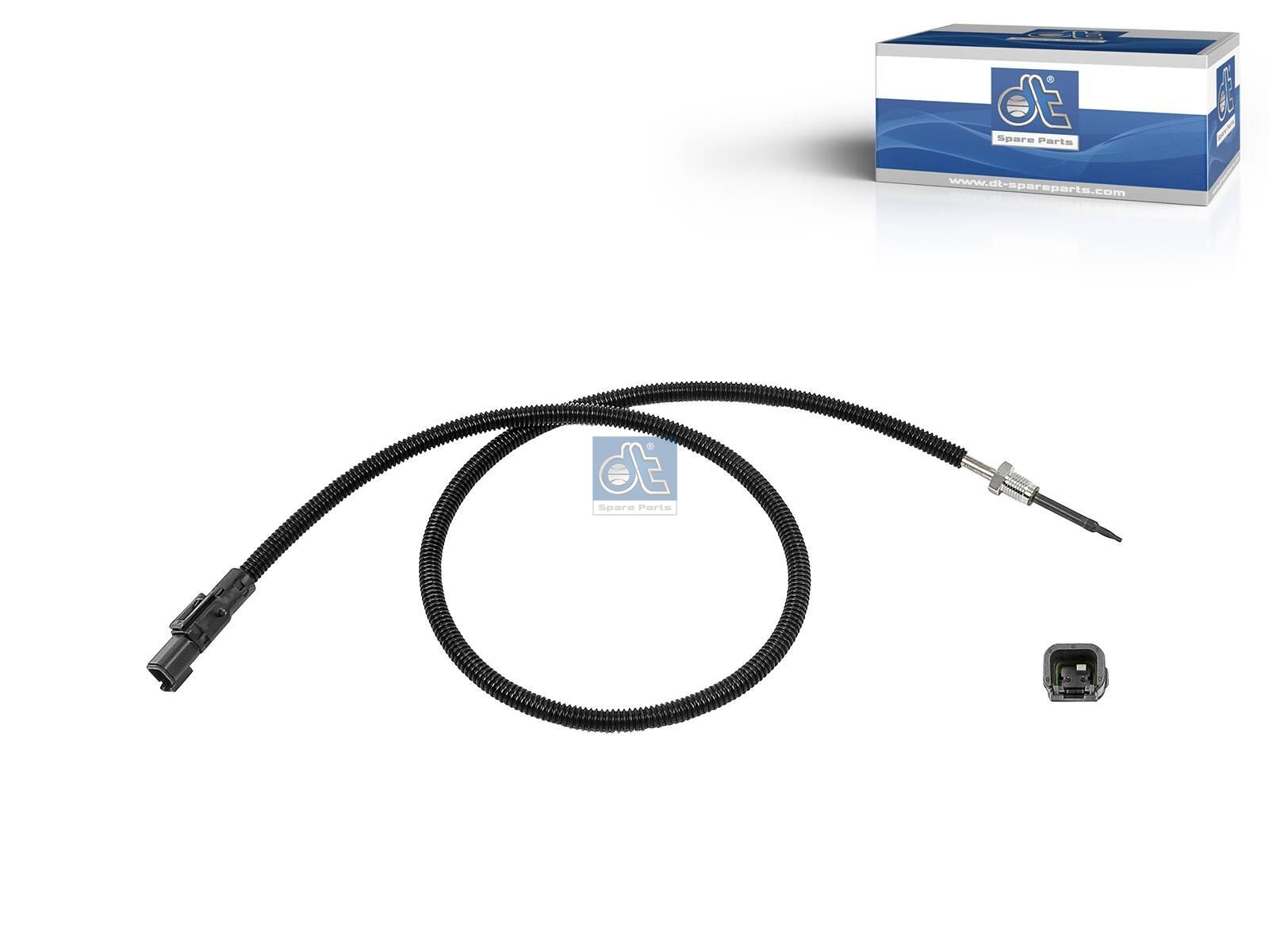 DT Spare Parts 2.76096 Exhaust gas temperature sensor, M14 x 1,5, SW: 17, L: 1140 mm, L: 1005 mm, 2 poles