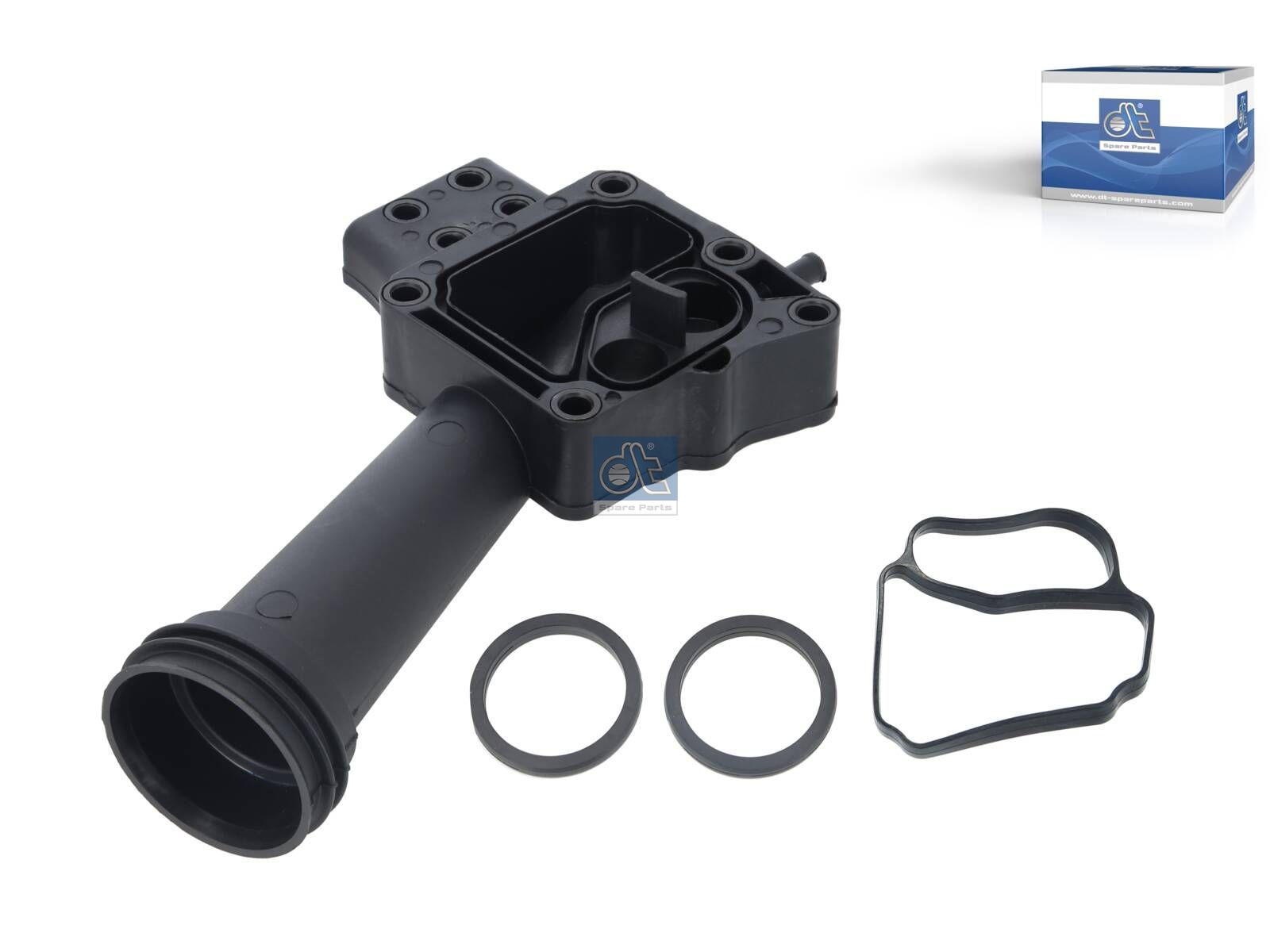 DT Spare Parts 2.91560 Outlet, Water pump, with gasket