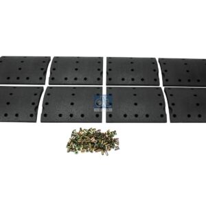DT Spare Parts 2.94059 Drum brake lining kit, axle kit - oversize, W: 225 mm, S: 19.1 mm