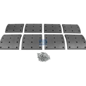 DT Spare Parts 2.94172 Drum brake lining kit, axle kit, W: 203 mm, S: 19 mm