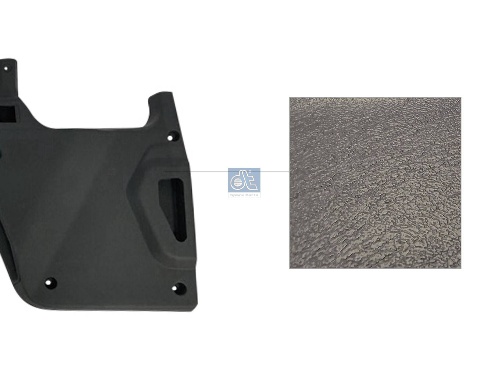 DT Spare Parts 3.00030 Cover, door trim, left