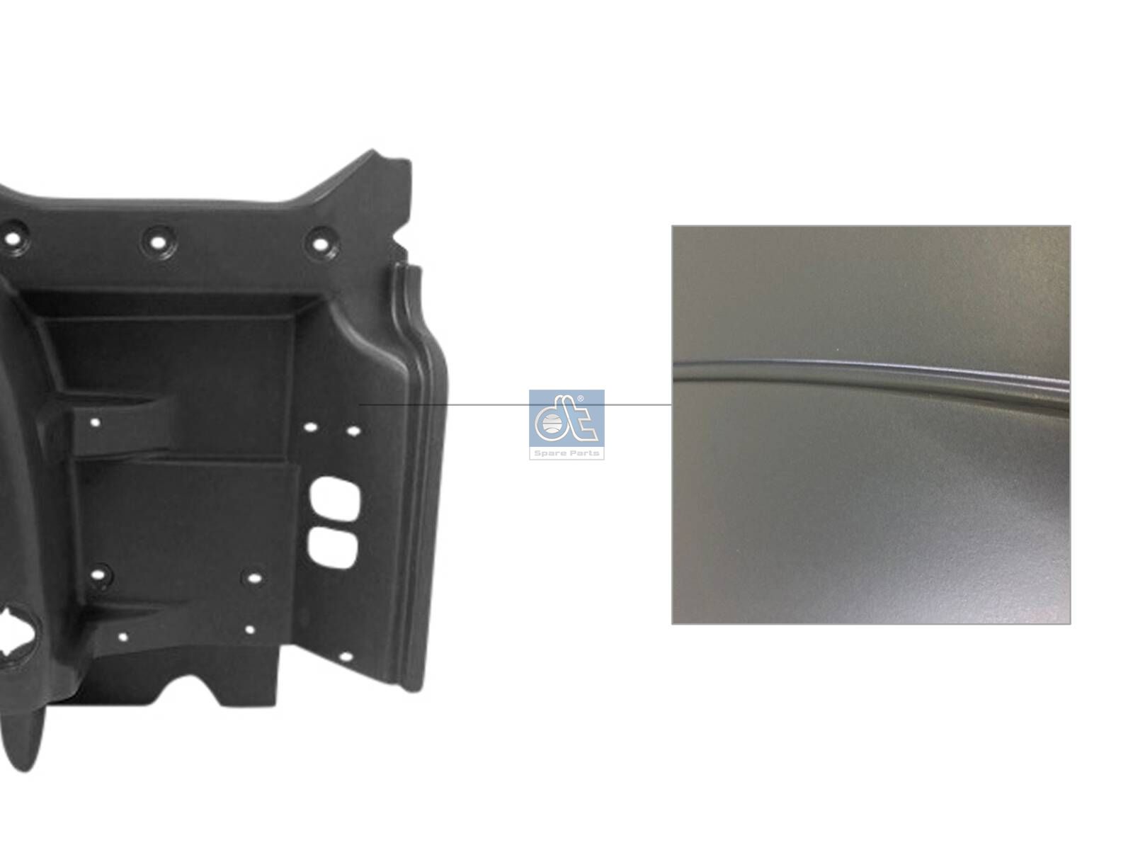 DT Spare Parts 3.00080 Step well case, right, without cap